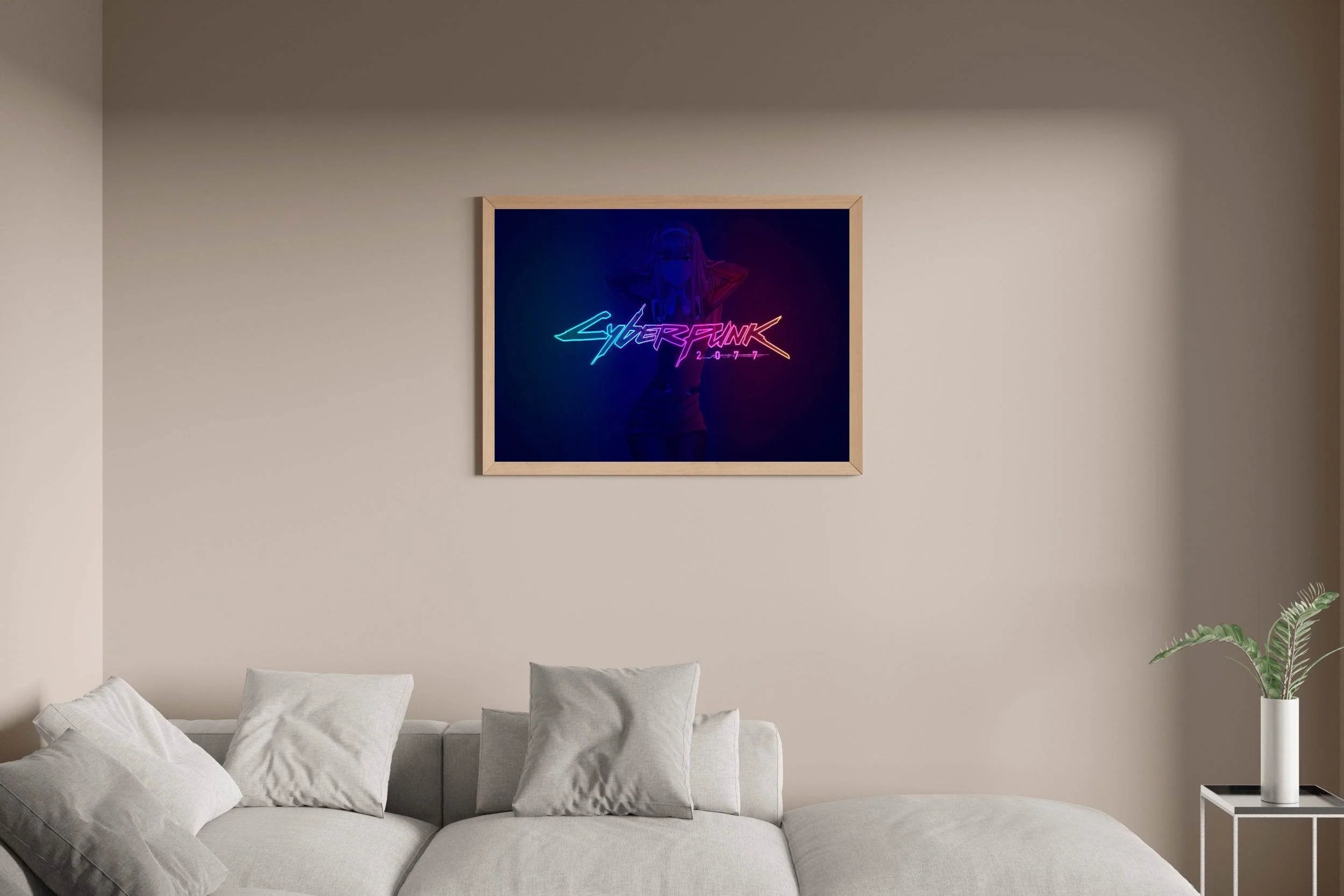 CYBERPUNK 2077 Anime Gaming Wall Art - beink online art store