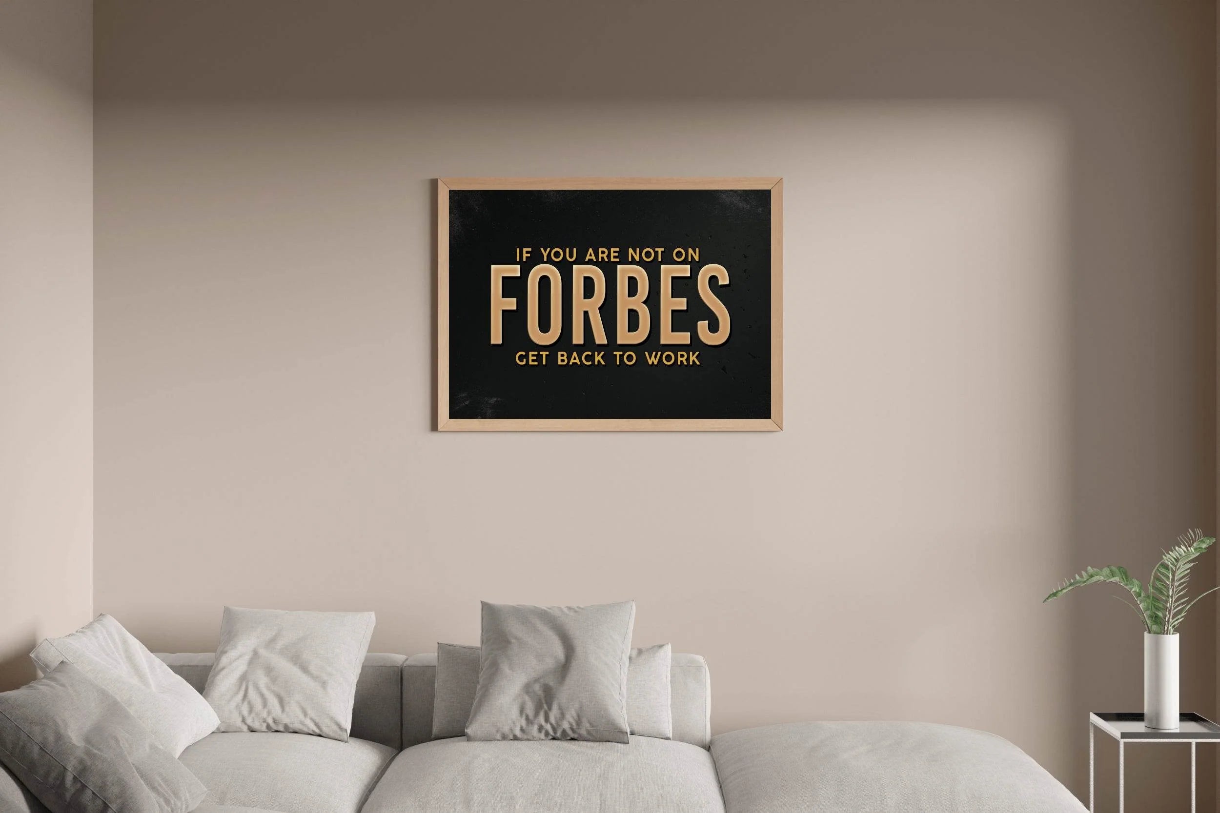 The Forbes Pursuit Motivational Wall Art - beink online art store