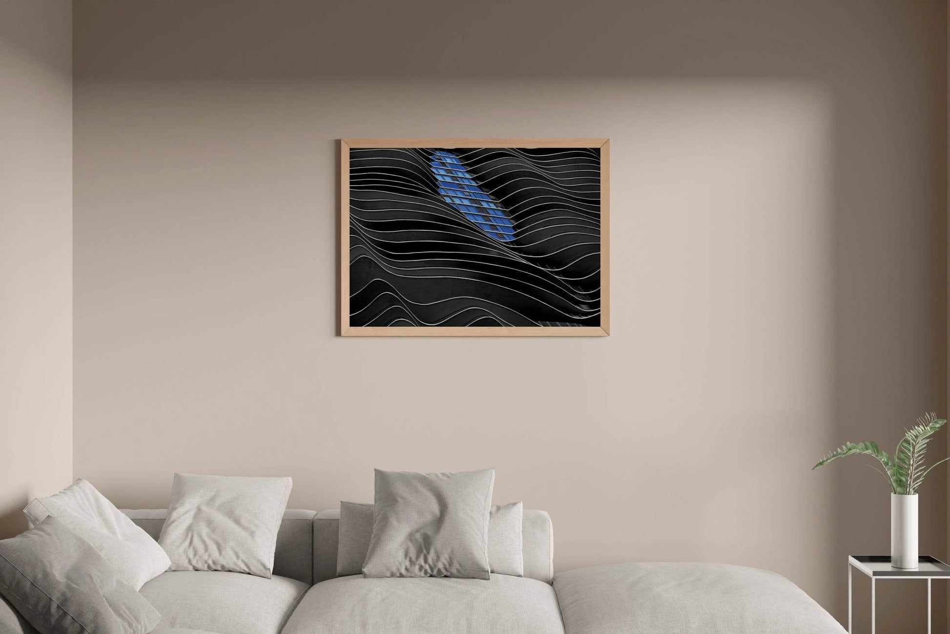 Futuristic 3D Render Abstract Wall Art - beink online art store