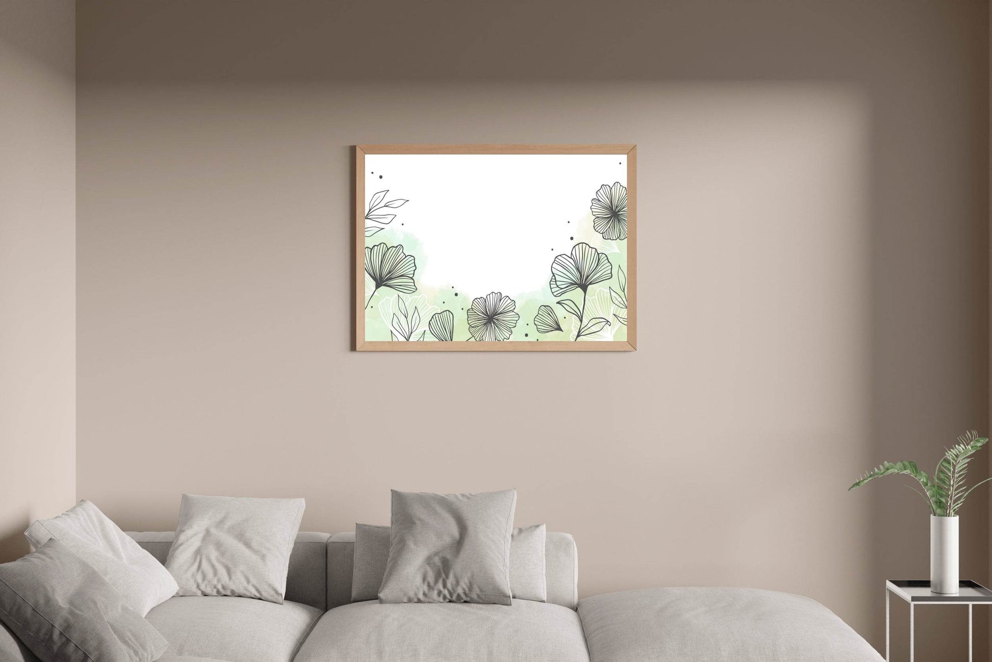 Camellia Flower Leaves Wall Art - beink online art store