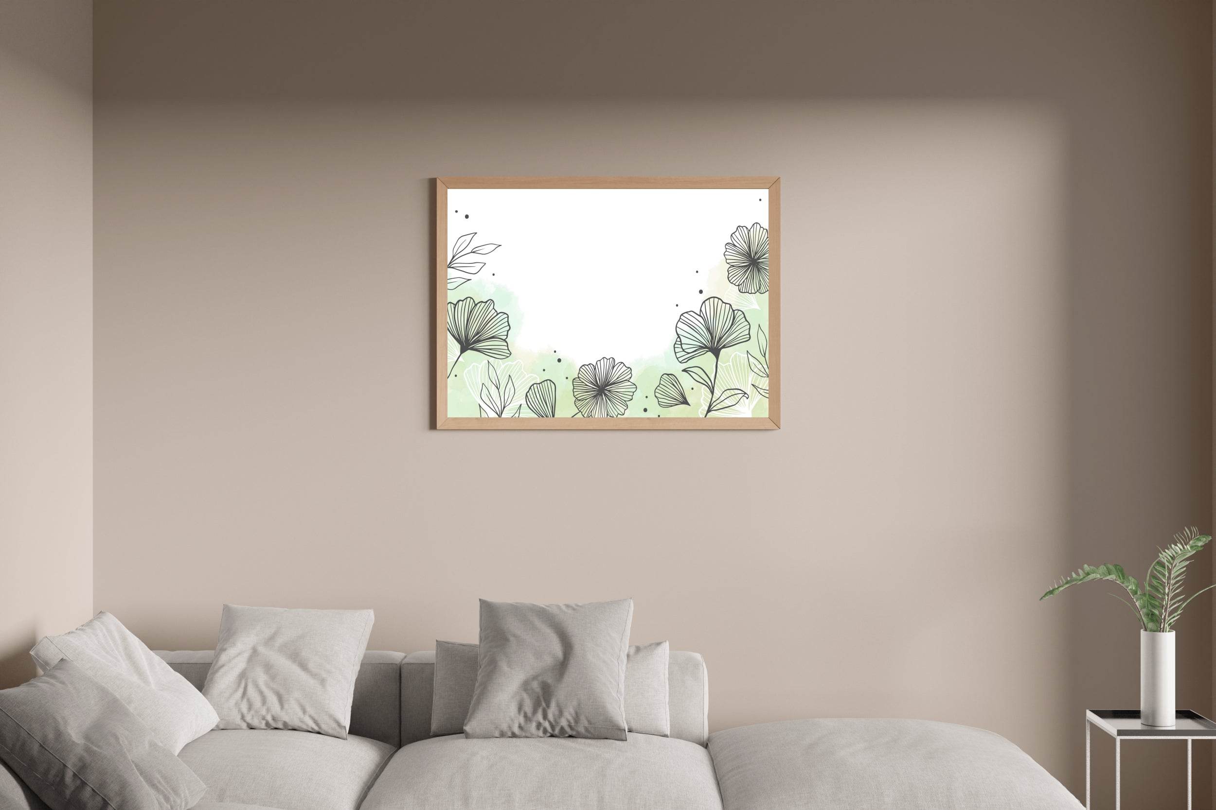 Camellia Flower Leaves Wall Art - beink online art store
