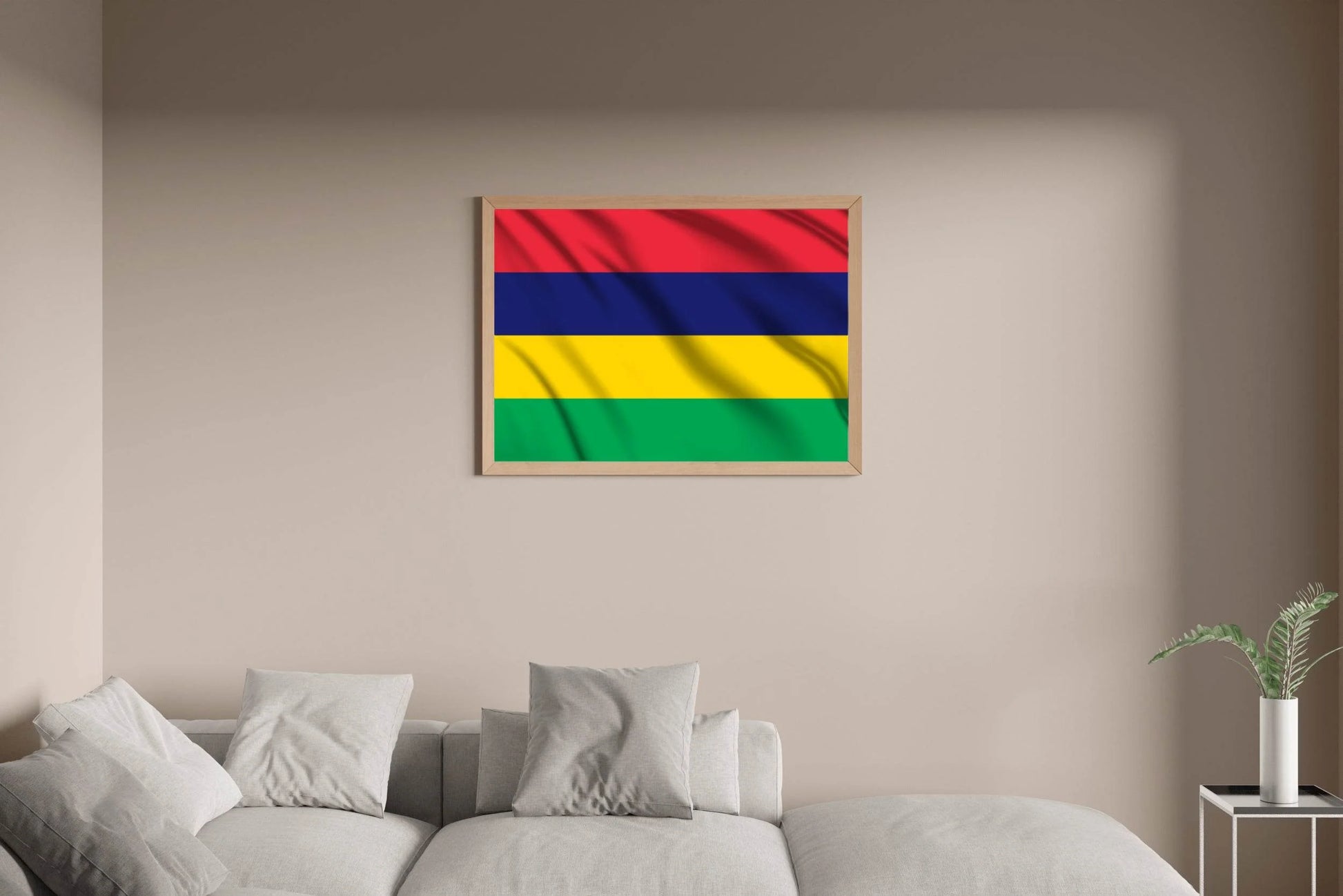 Mauritius National Flag Wall Art - beink online art store