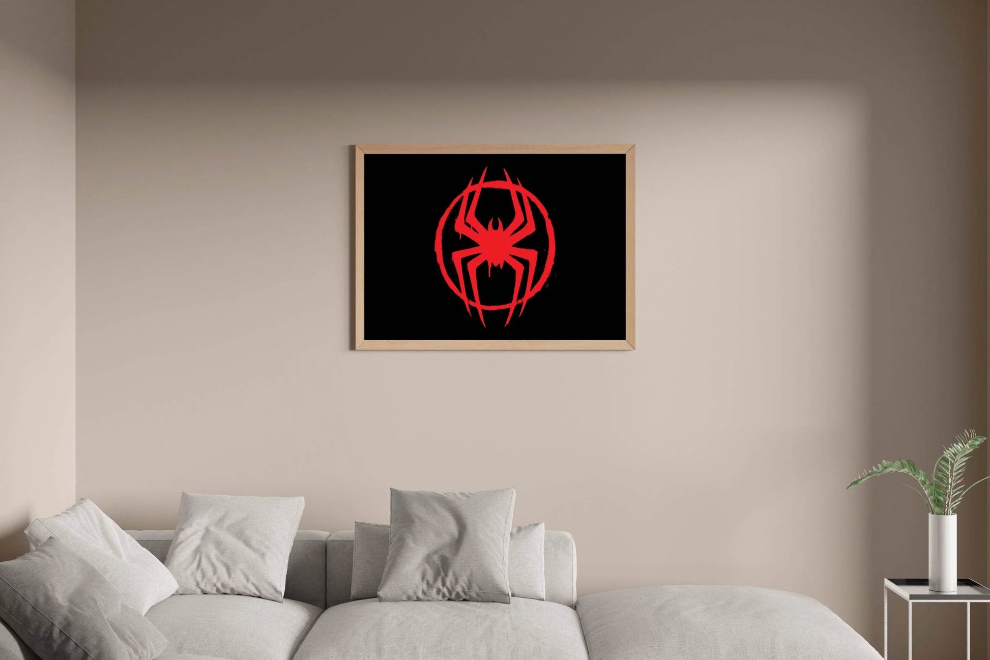 spider man Miles Morales Logo Wall Art - beink online art store