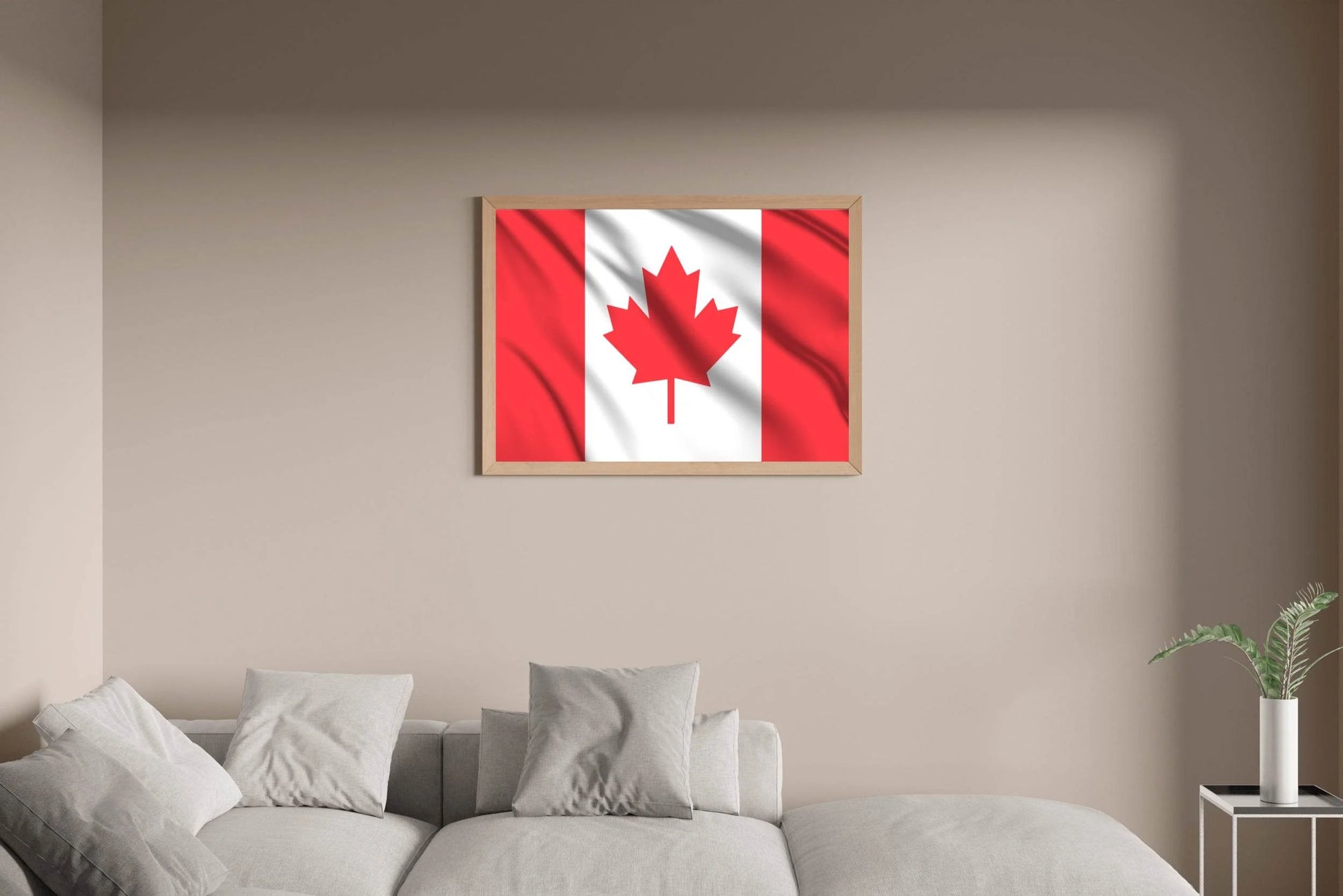 Canada National Flag Wall Art - beink online art store