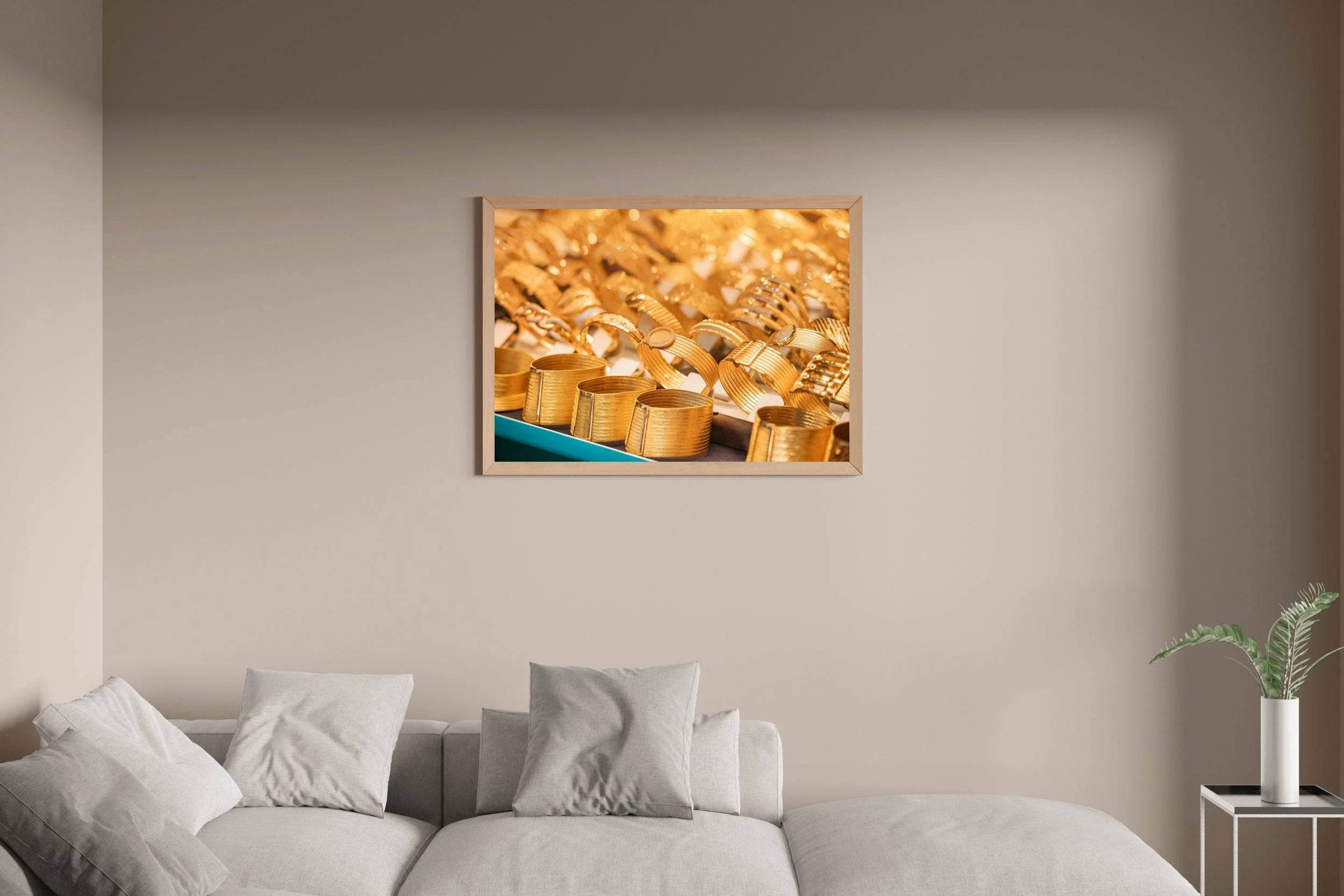 Rings of Gold Wall Art - beink online art store