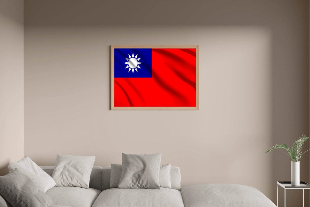 Republic of China National Flag Wall Art - beink online art store