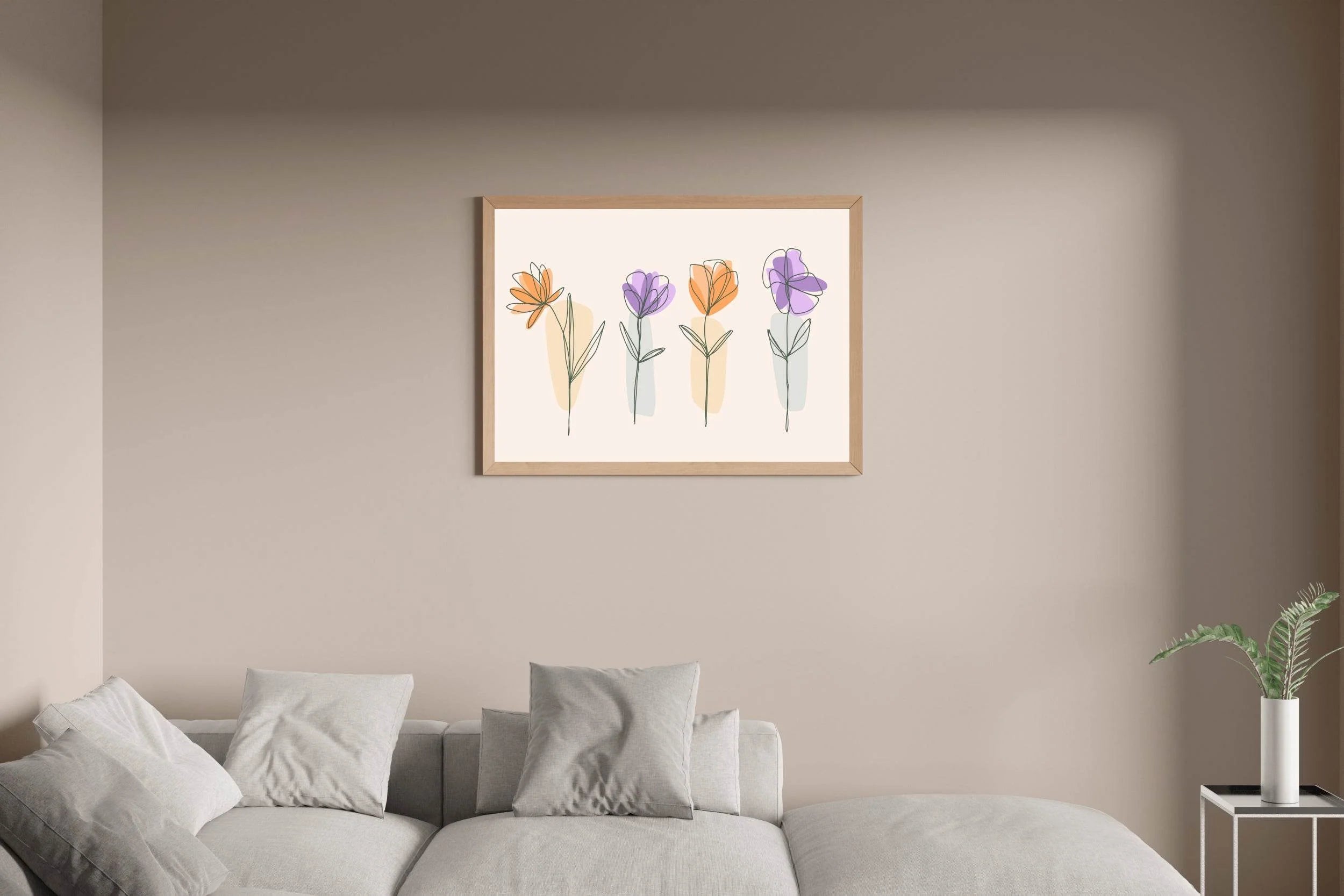 Branches of Colorful Roses Wall Art - beink online art store