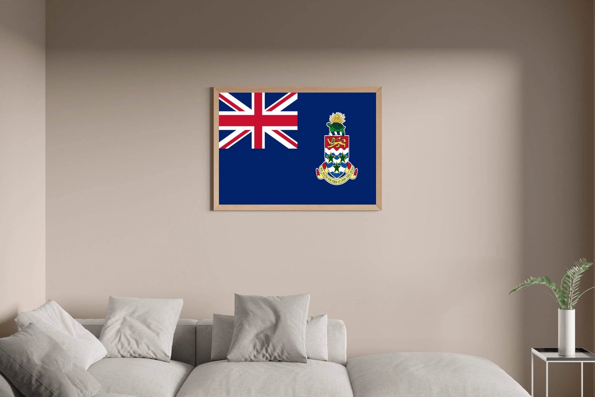 Cayman Islands National Flag Wall Art - beink online art store