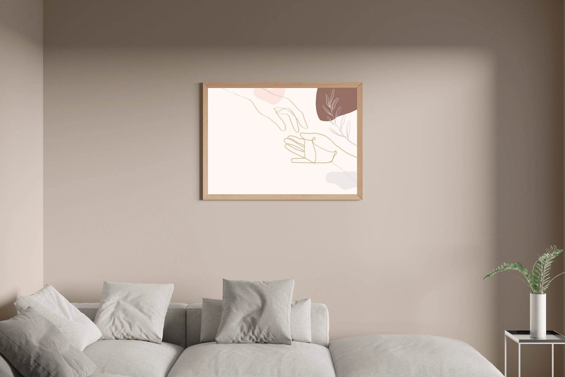 Hand in Hand Design Wall Art - beink online art store