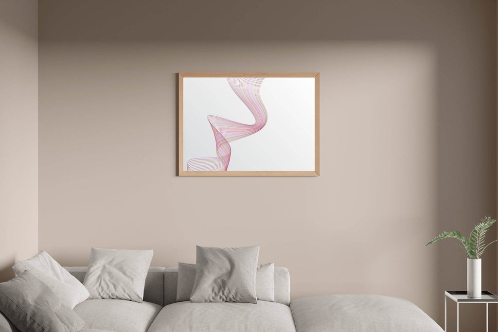 Wrapped Diagonal Stripped Abstract Wall Art - beink online art store