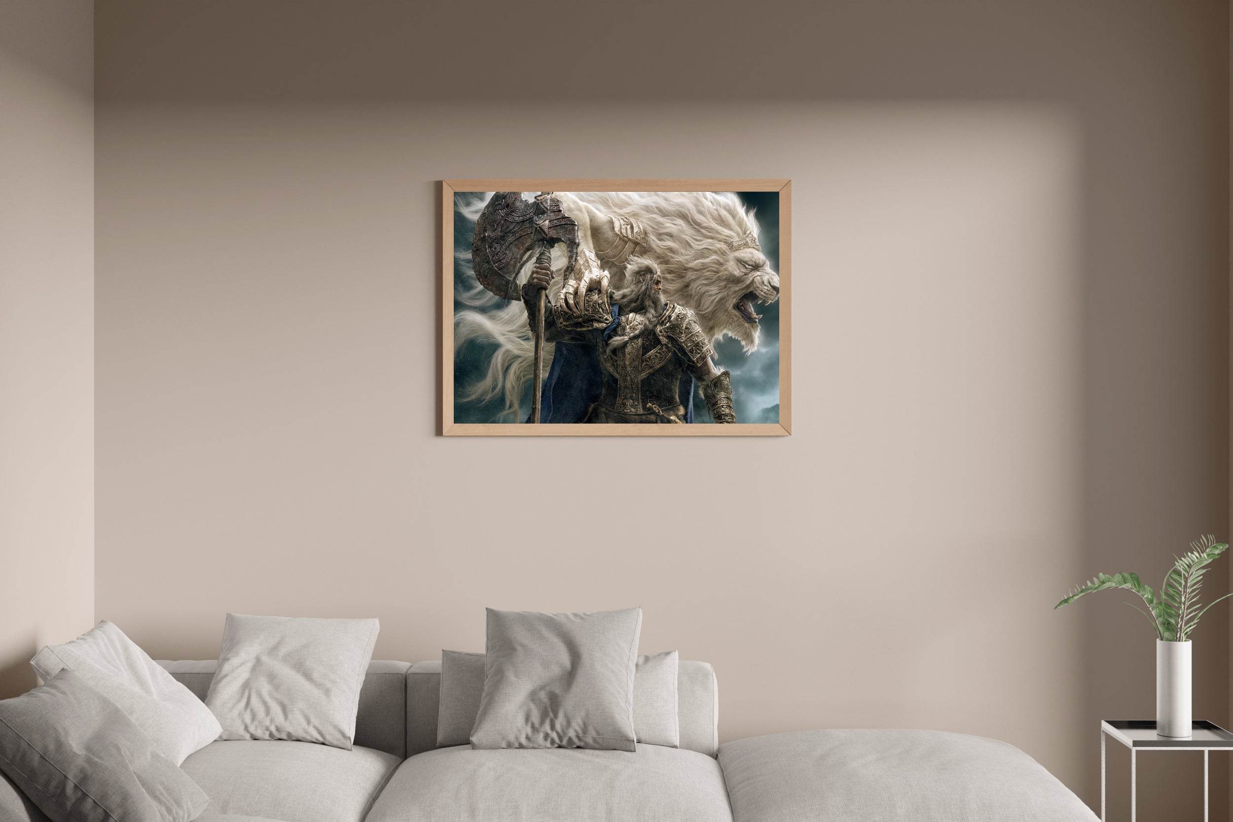 Godfrey First Elden Lord Gaming Wall Art - beink online art store