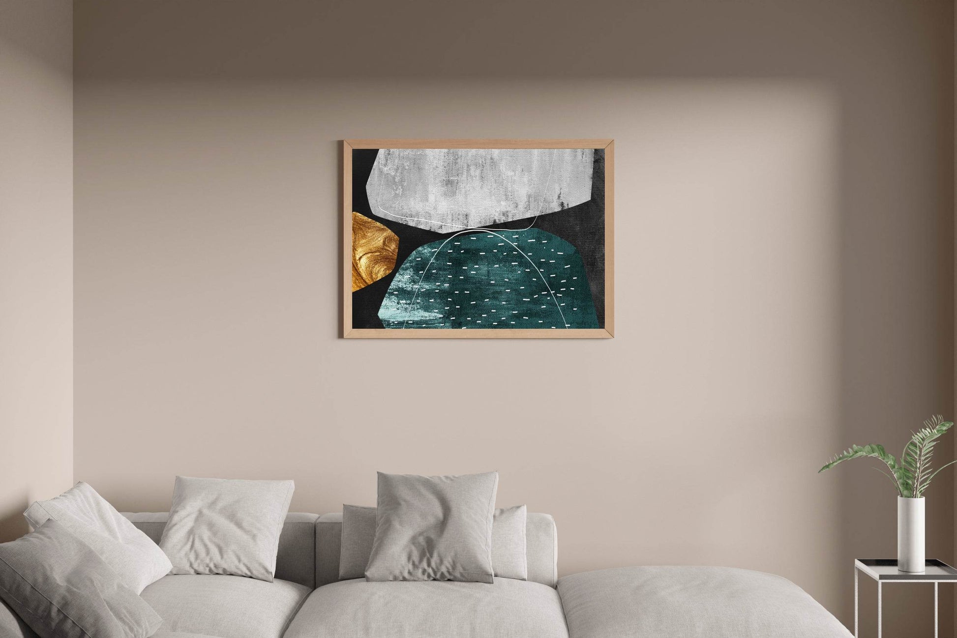Old Age Stone Abstract Wall Art - beink online art store