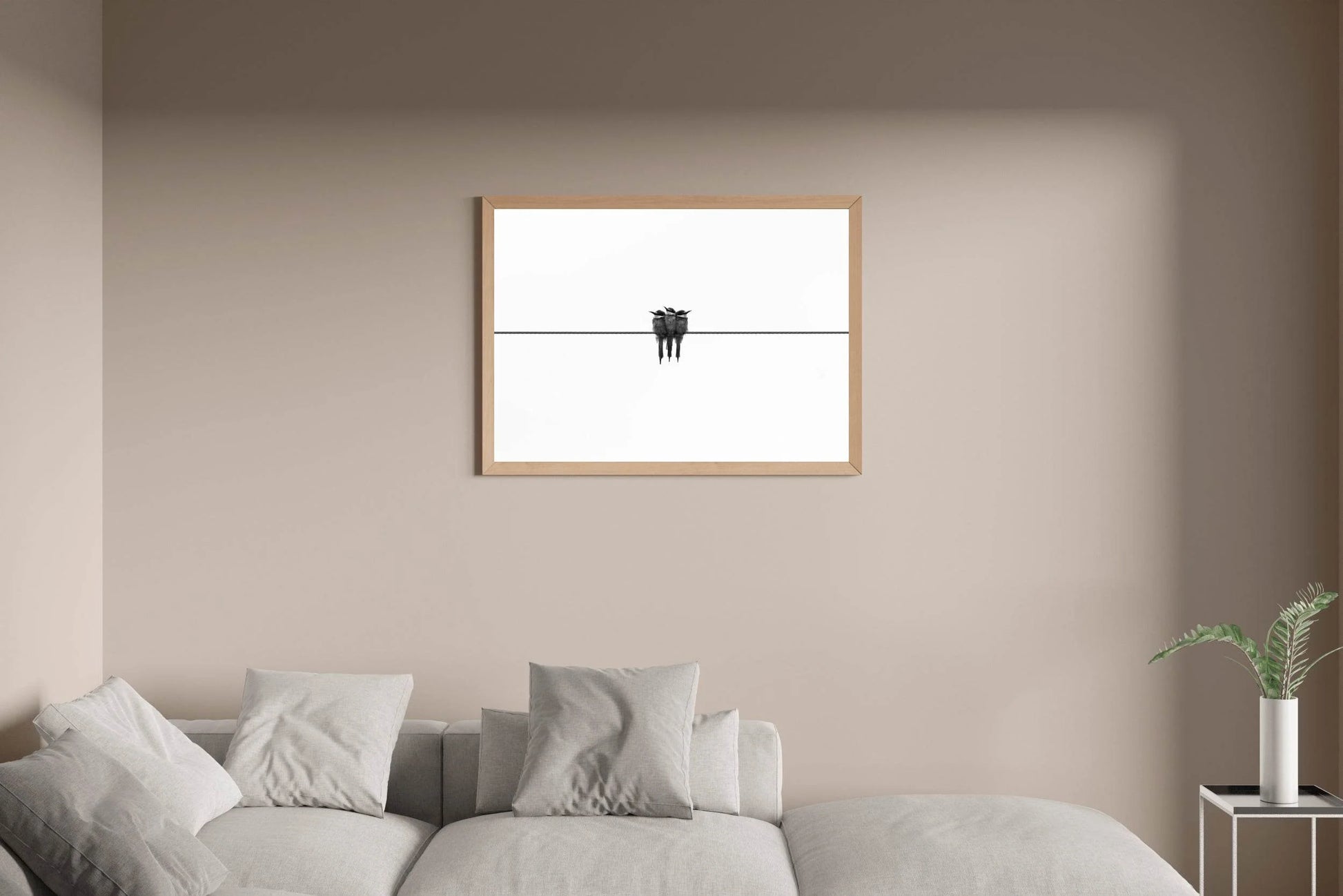 3 Birds Black & White Wall Art - beink online art store