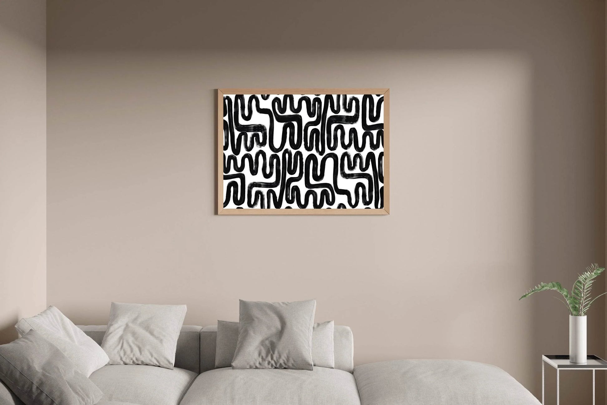 Doodle Design Modern Wall Art - beink online art store