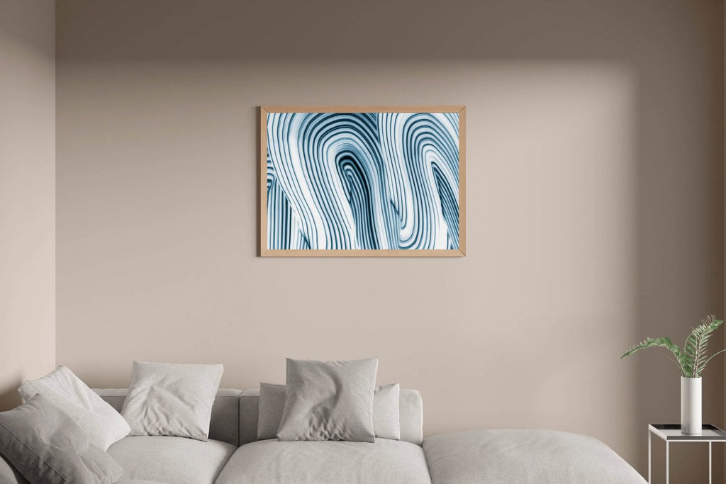 Swirl Lines Abstract Wall Art - beink online art store