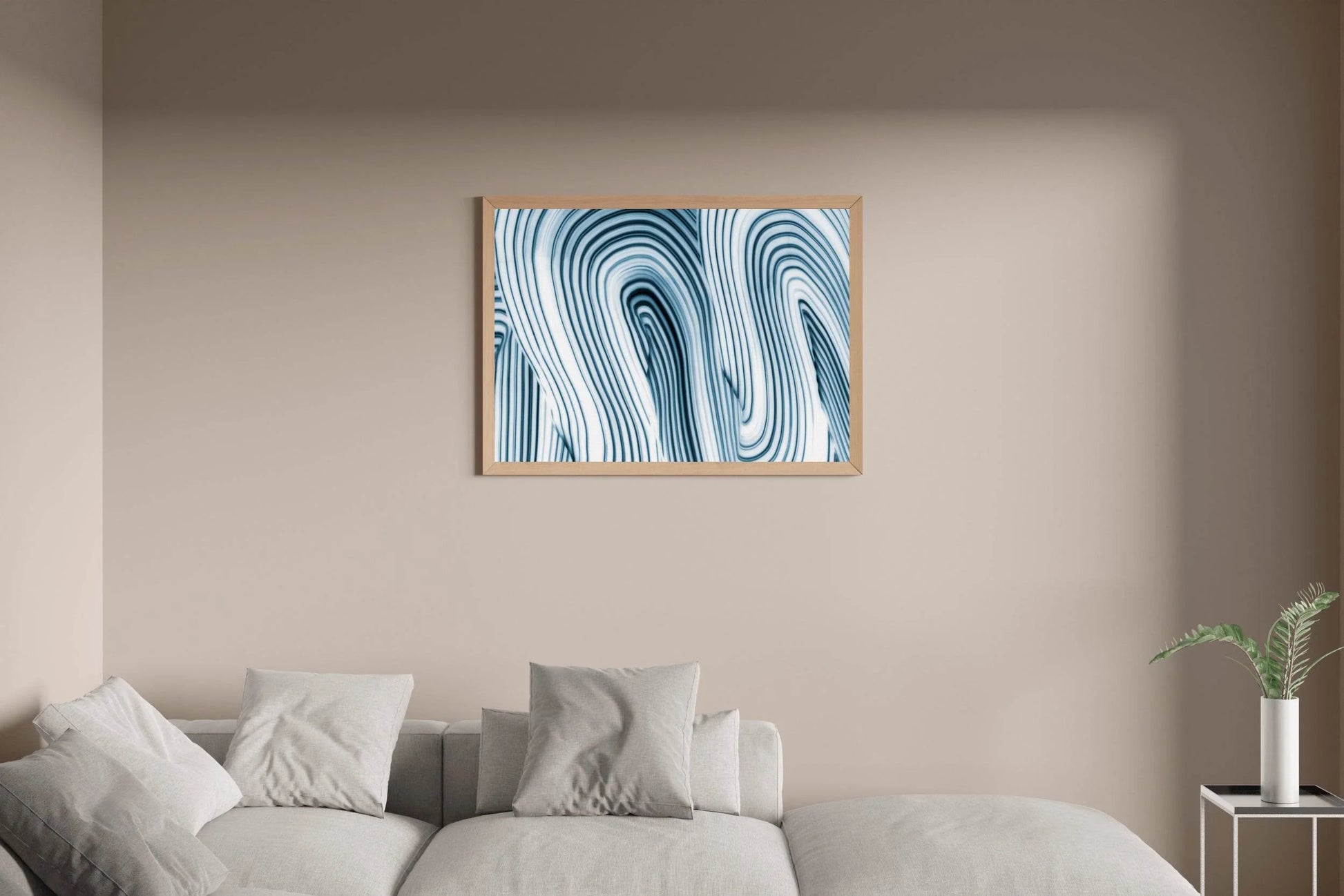 Swirl Lines Abstract Wall Art - beink online art store