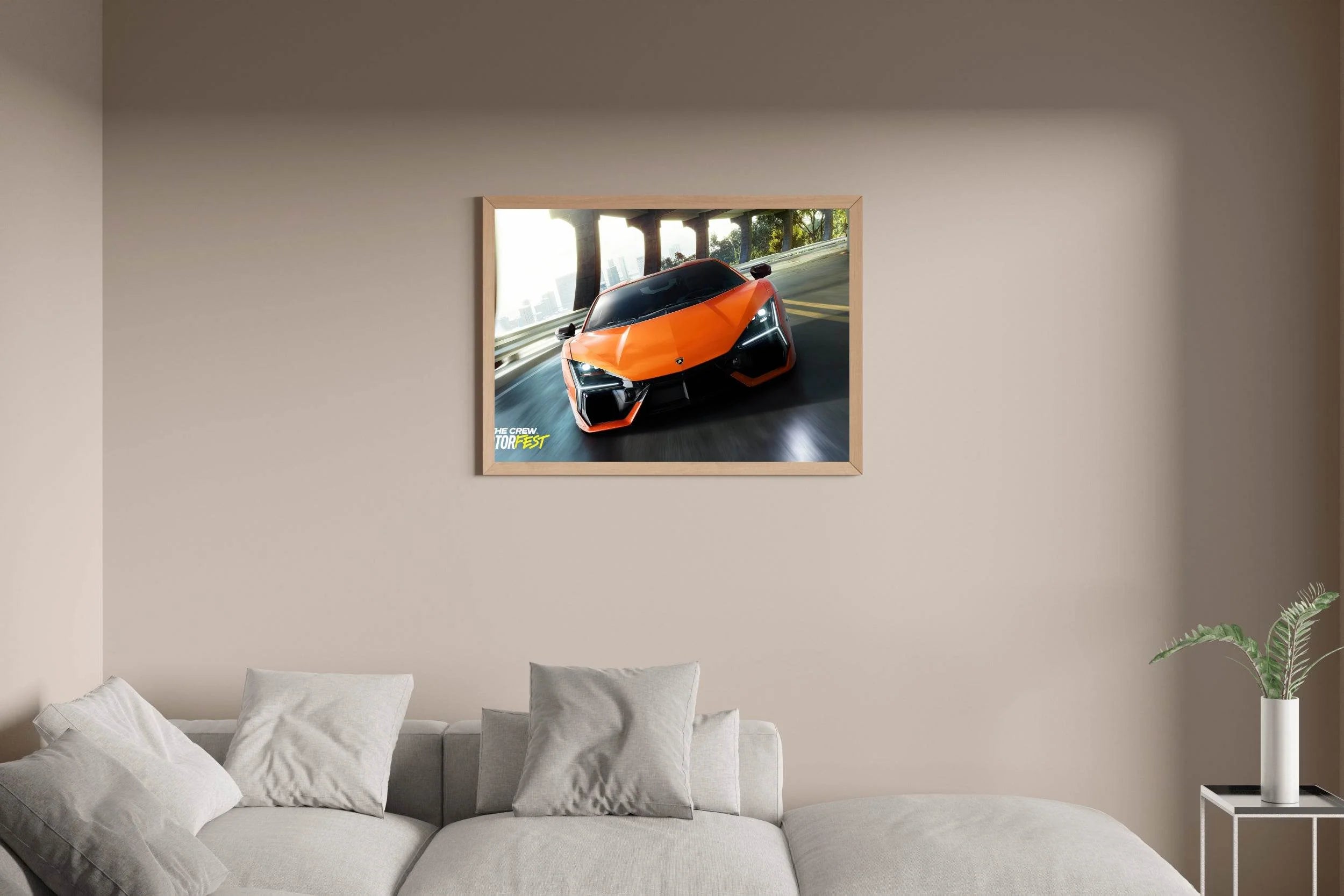 The Crew Lamborghini Revuelto Gaming Wall Art - beink online art store