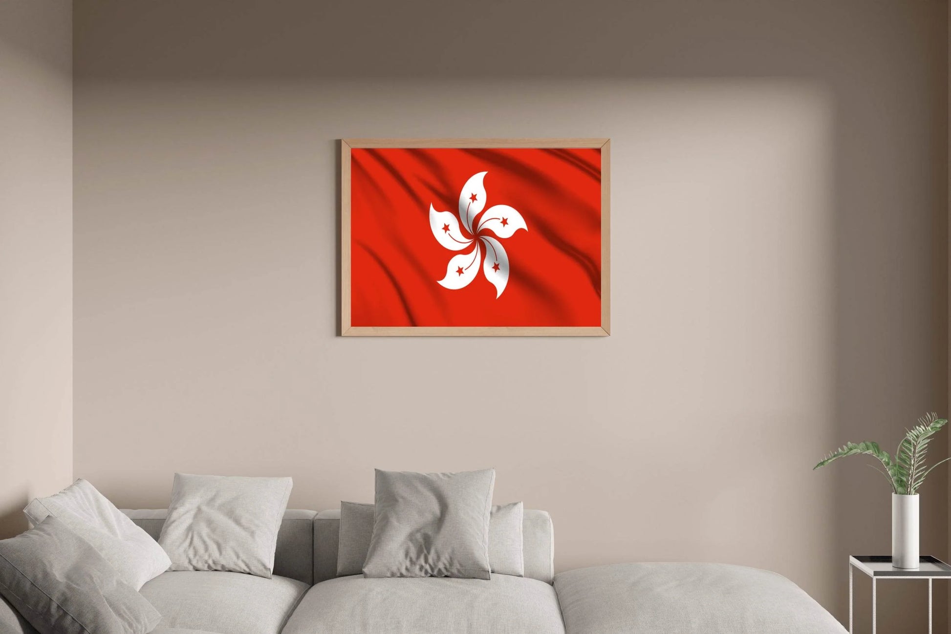 Hong Kong National Flag Wall Art - beink online art store