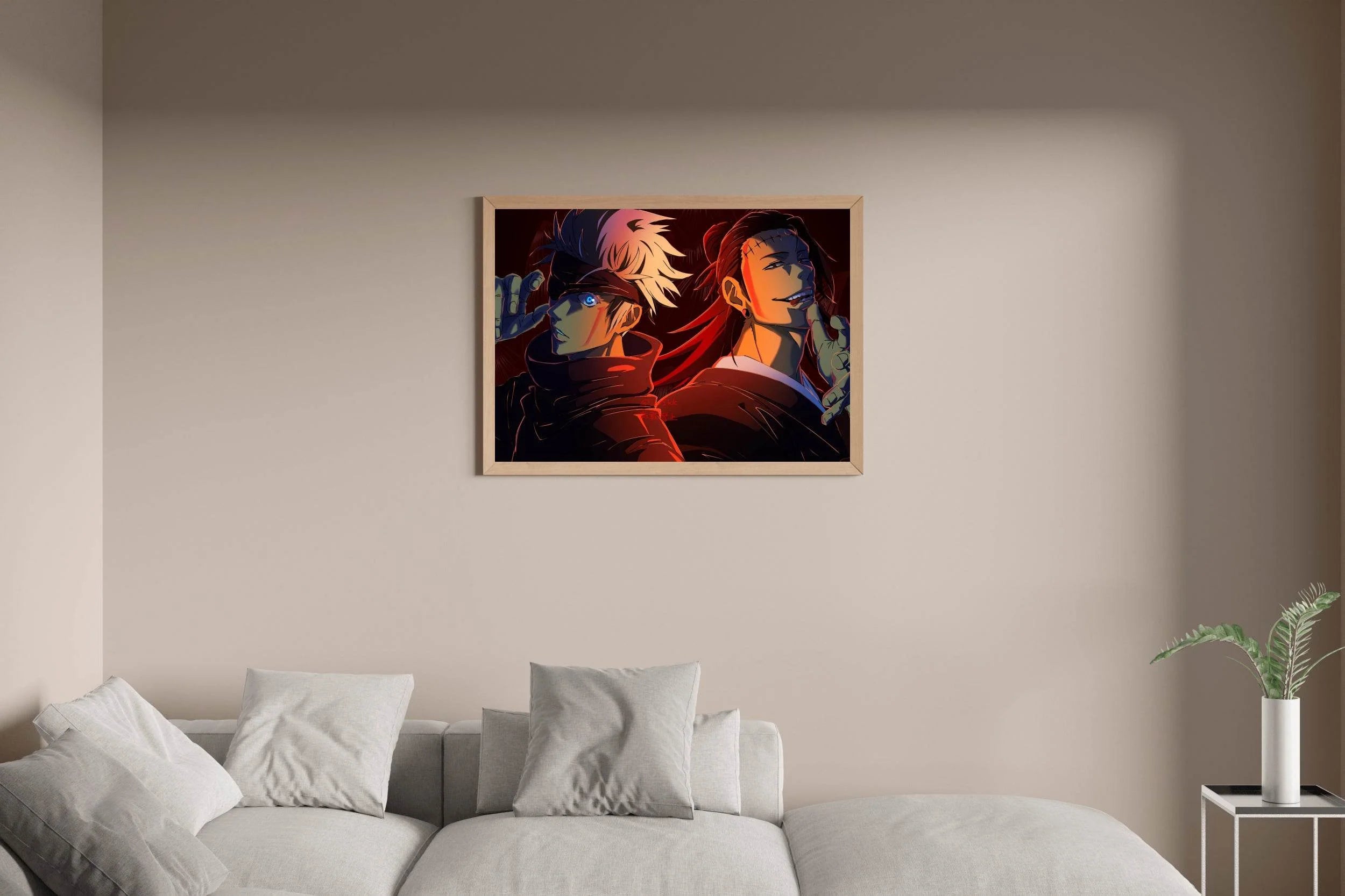 Satoru Gojo & Suguru Geto Friendship Anime Wall Art - beink online art store