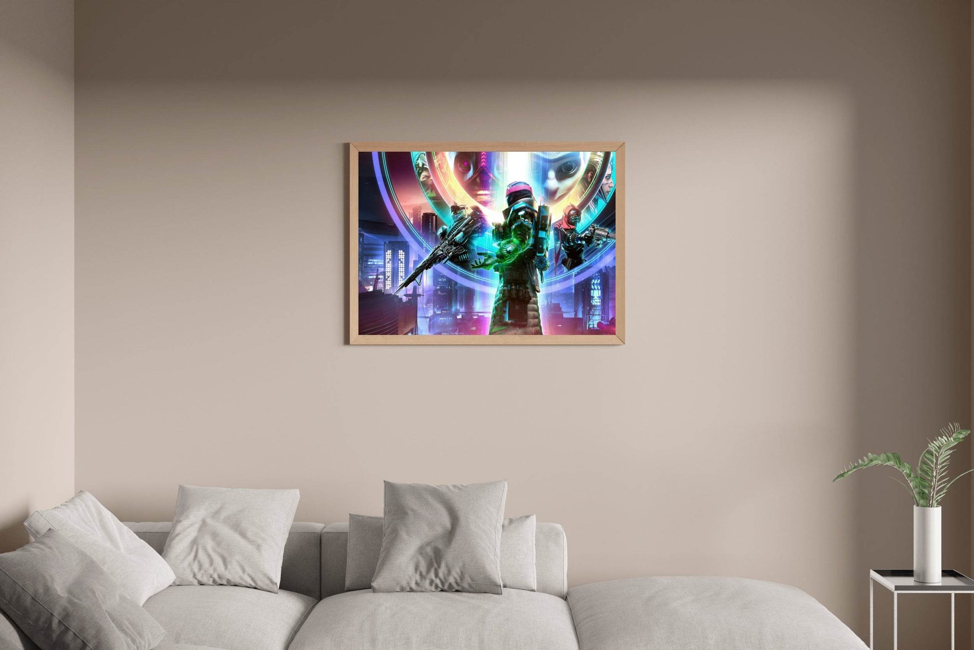 DESTINY 2 Light Fall Gaming Wall Art - beink online art store