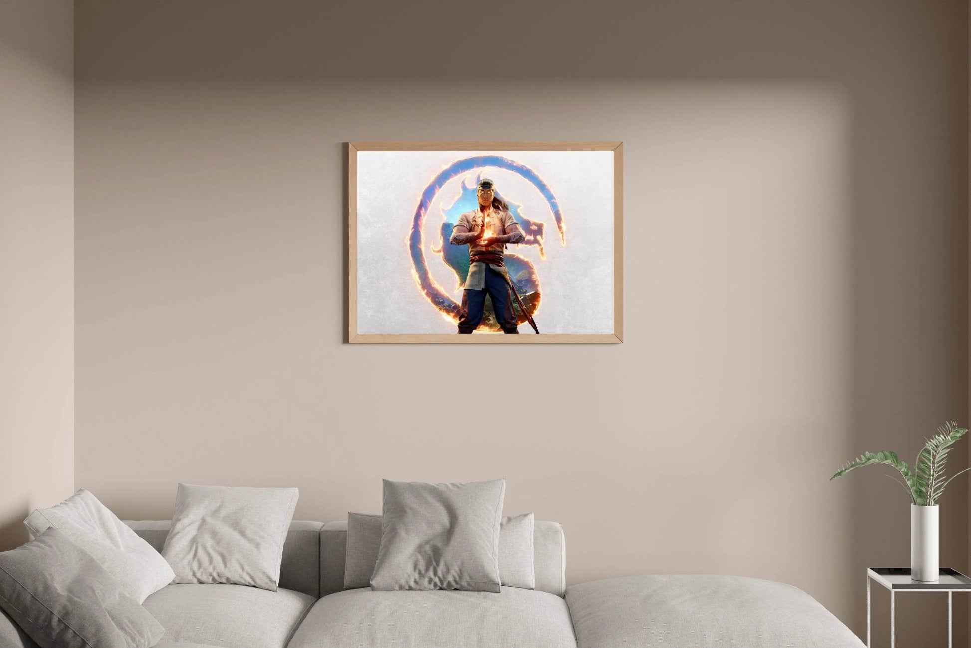 Liu Kang Mortal Kombat Gaming Wall Art - beink online art store