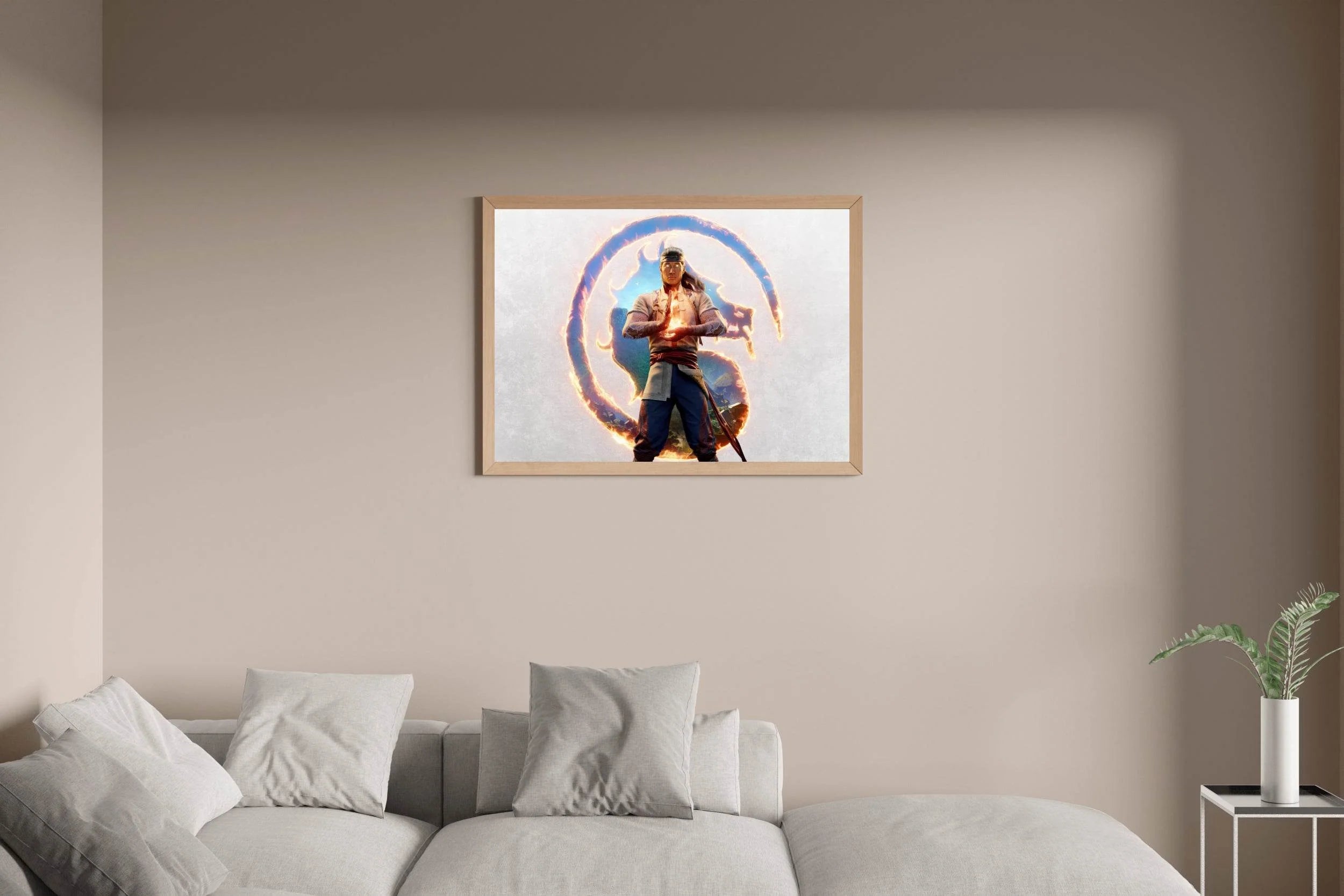 Liu Kang Mortal Kombat Gaming Wall Art - beink online art store