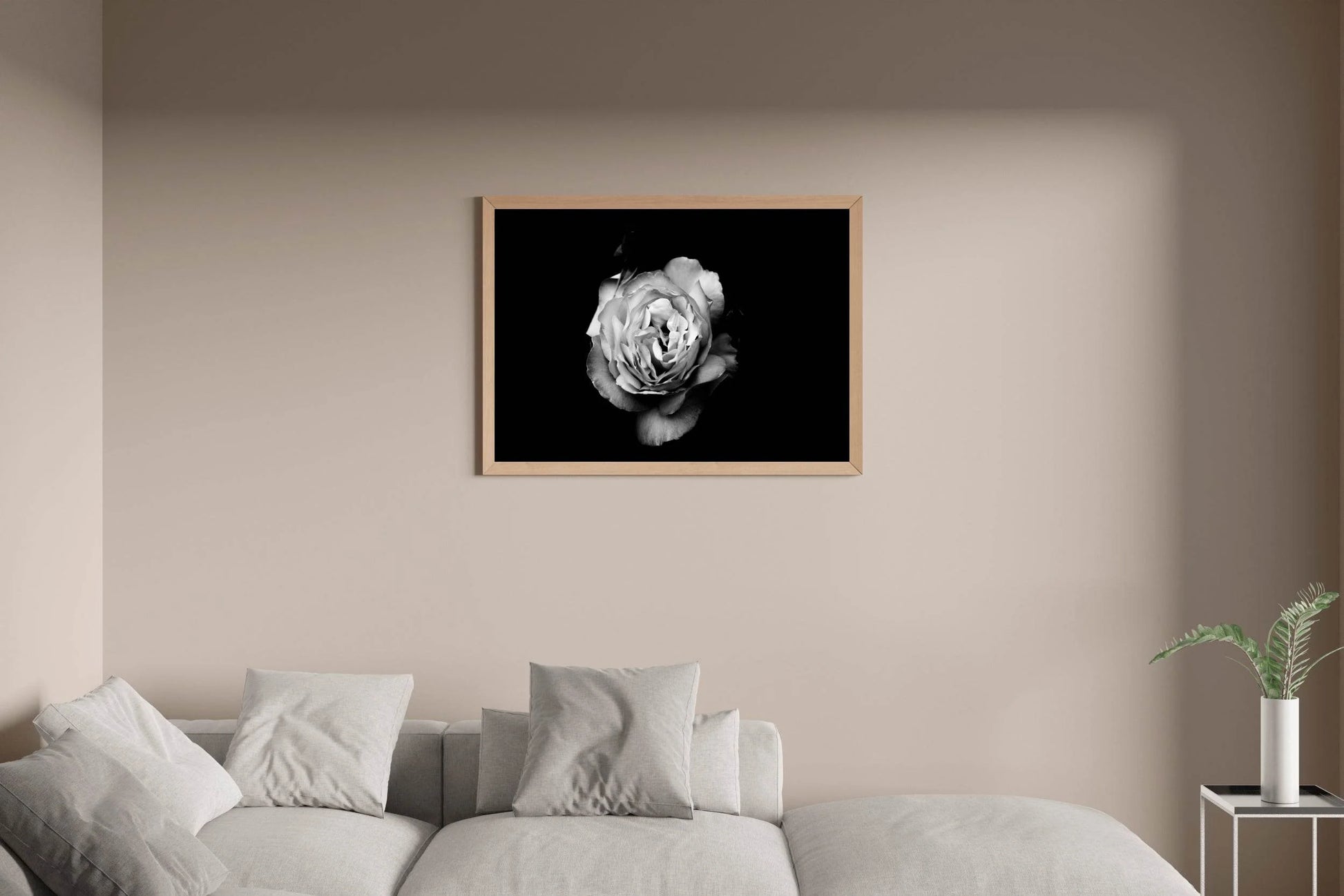 Garden Roses Black & White Wall Art - beink online art store