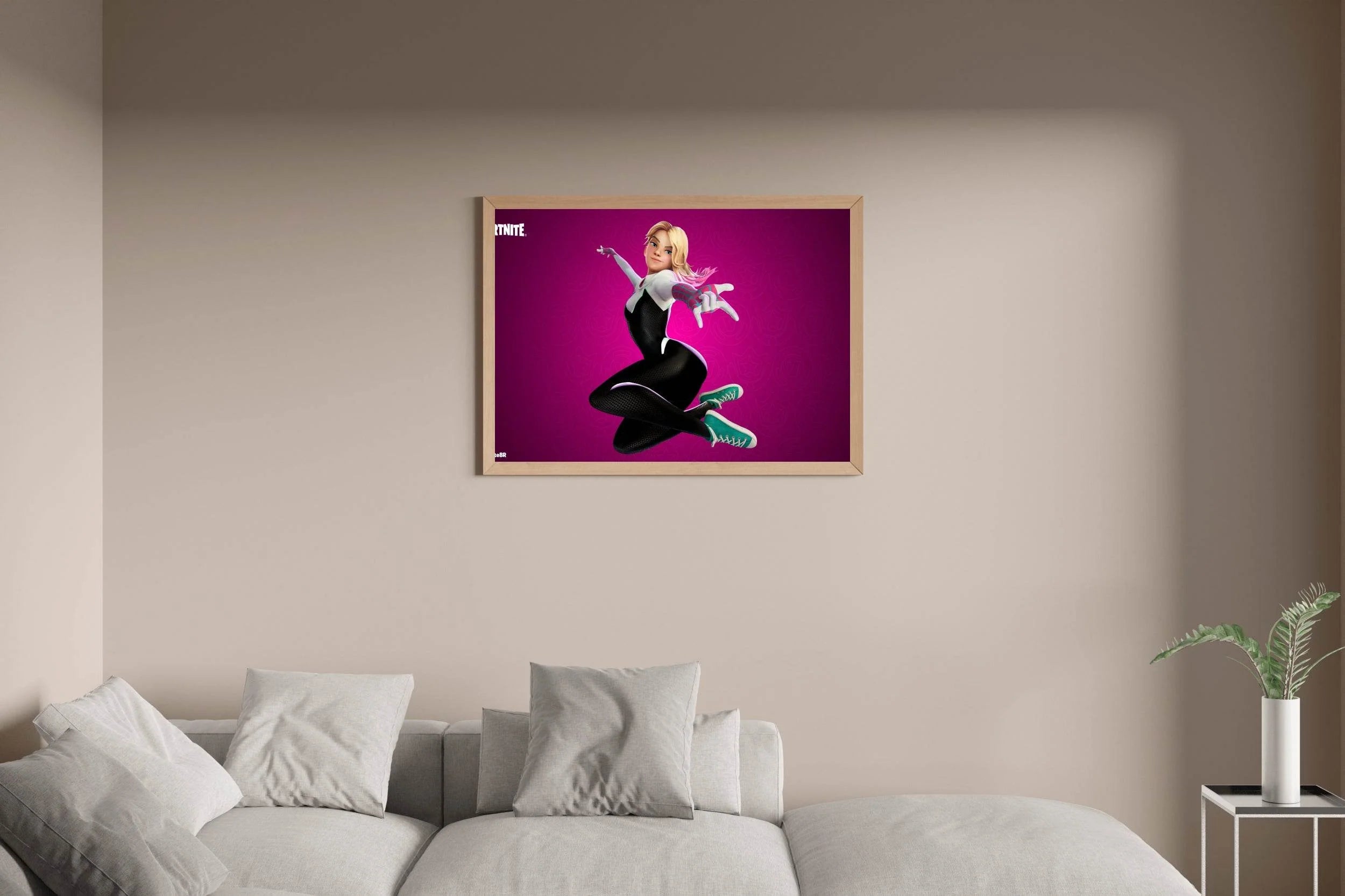 Fortnite Gwen Stacy Gaming Wall Art - beink online art store