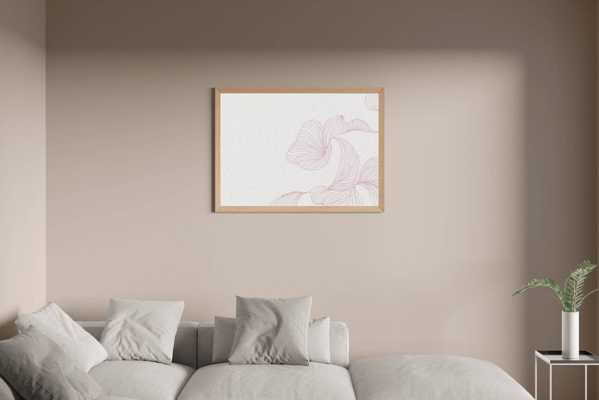 Leaf Flower Dill Line Art - beink online art store