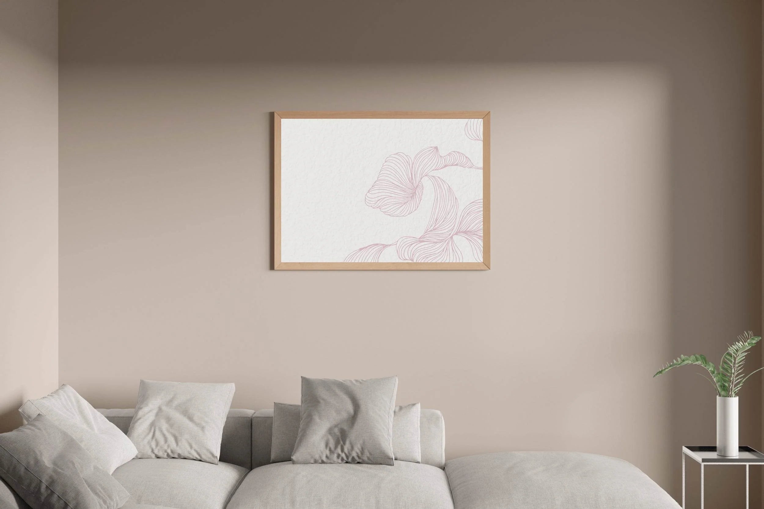 Leaf Flower Dill Line Art - beink online art store