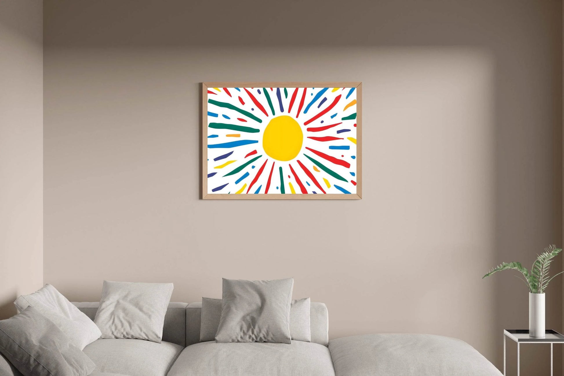 Colorful Sunrise Abstract Painting - beink online art store