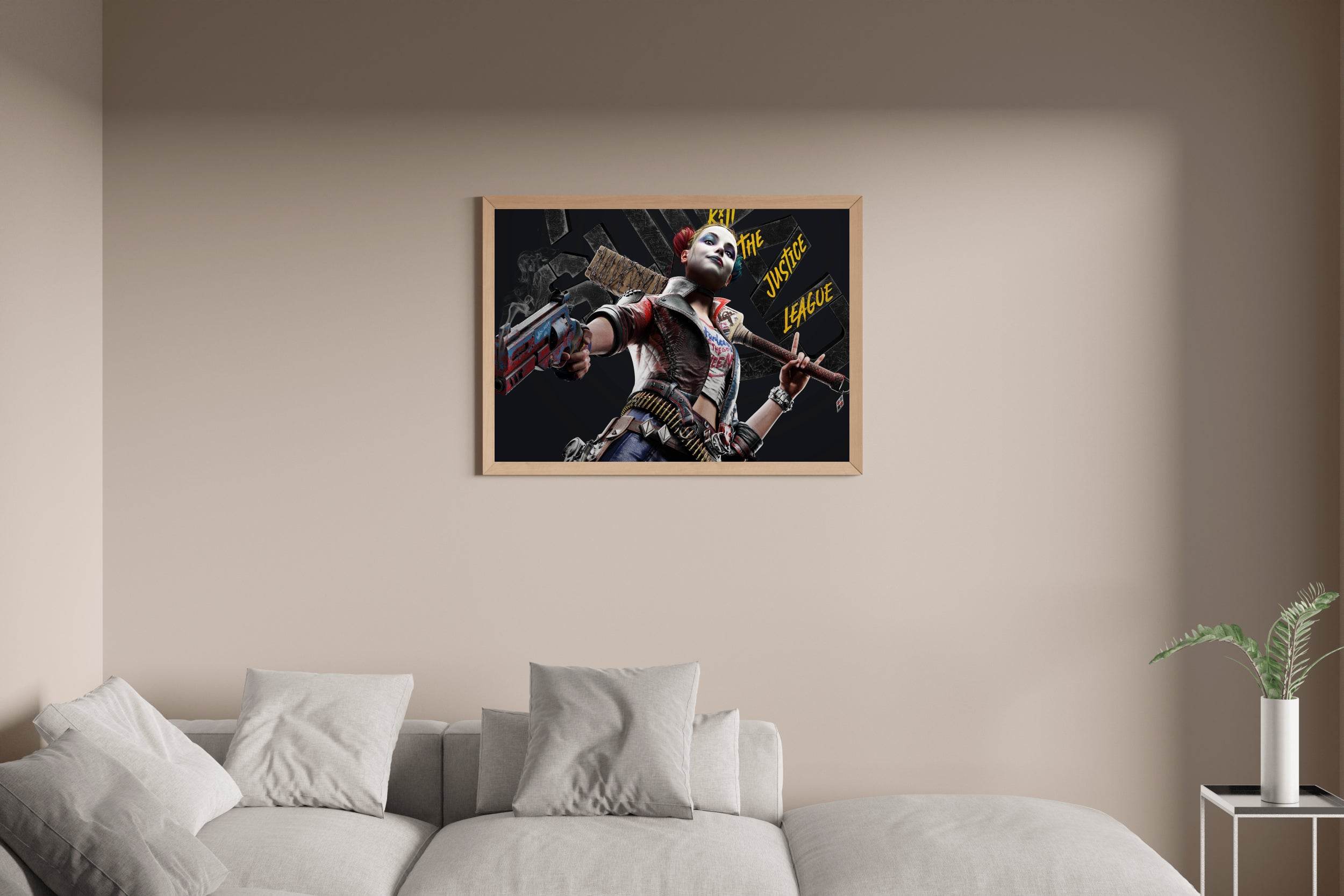 Harley Quinn Gaming Wall Art - beink online art store