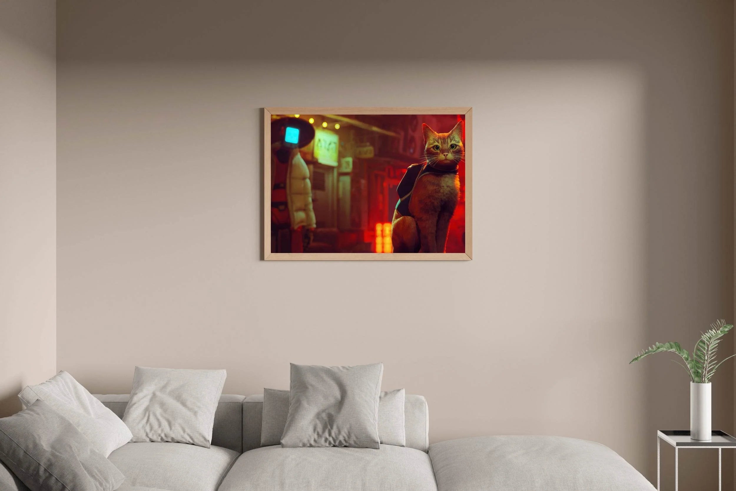 STRAY Gaming Wall Art - beink online art store