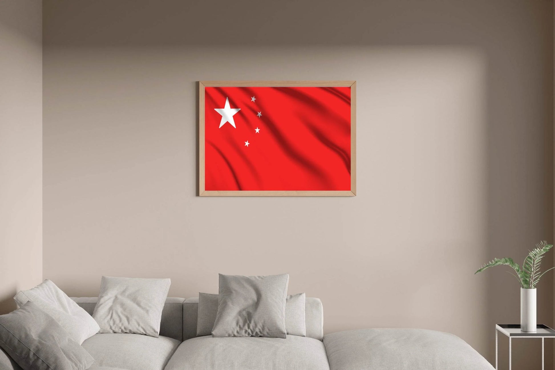 China National Flag Wall Art - beink online art store