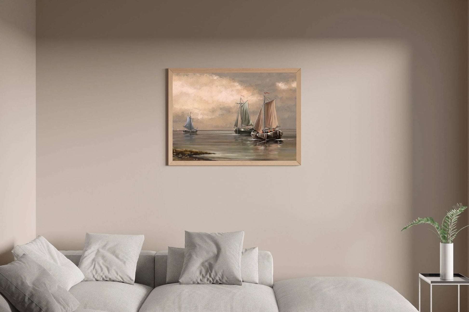 Old Fishing Boats Wall Art - beink online art store