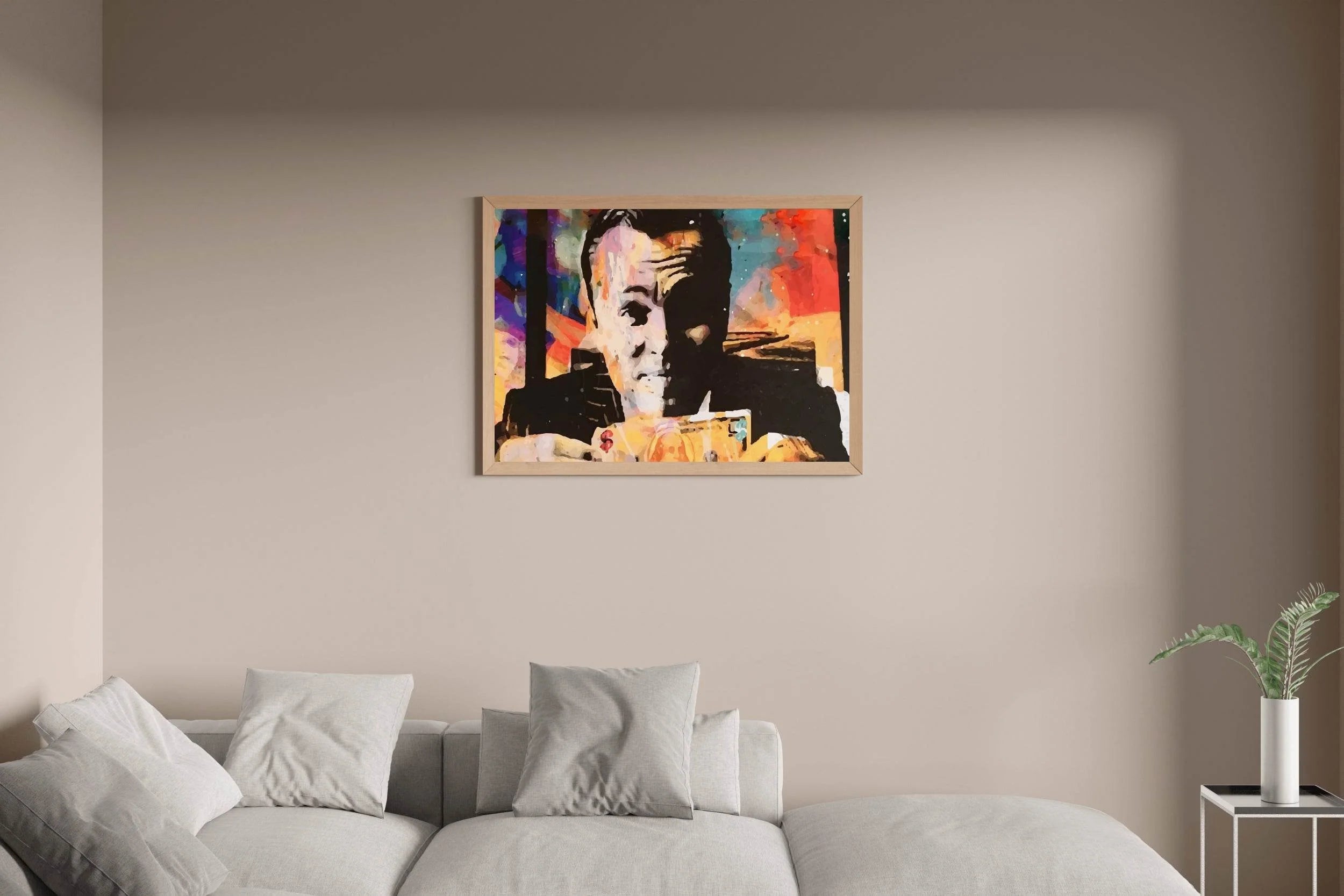 Leonardo DiCaprio Painting -The Wolf of Wall Street Poster - beink online art store