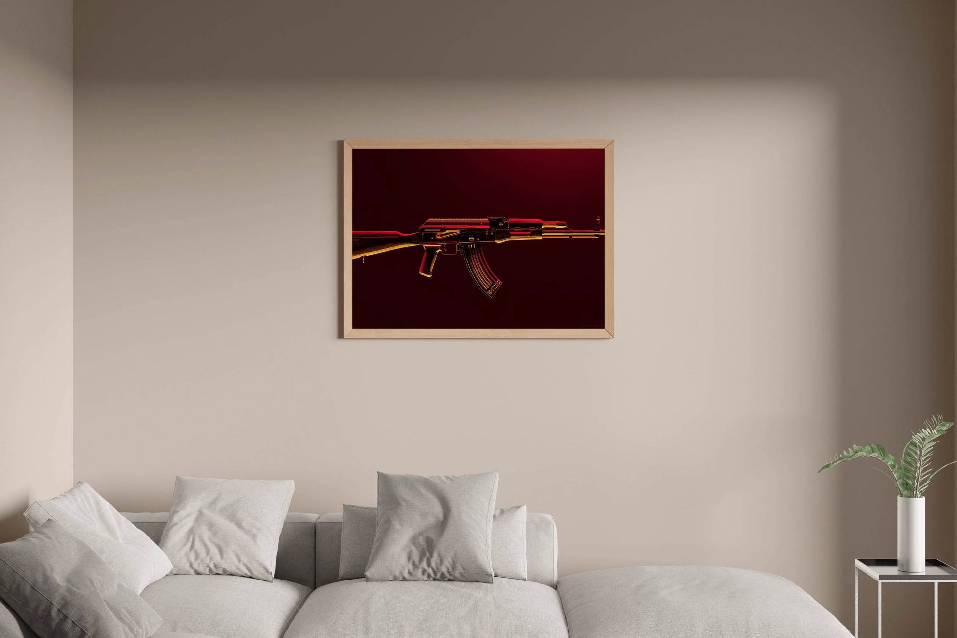 PUBG AK47 Gaming Wall Art - beink online art store