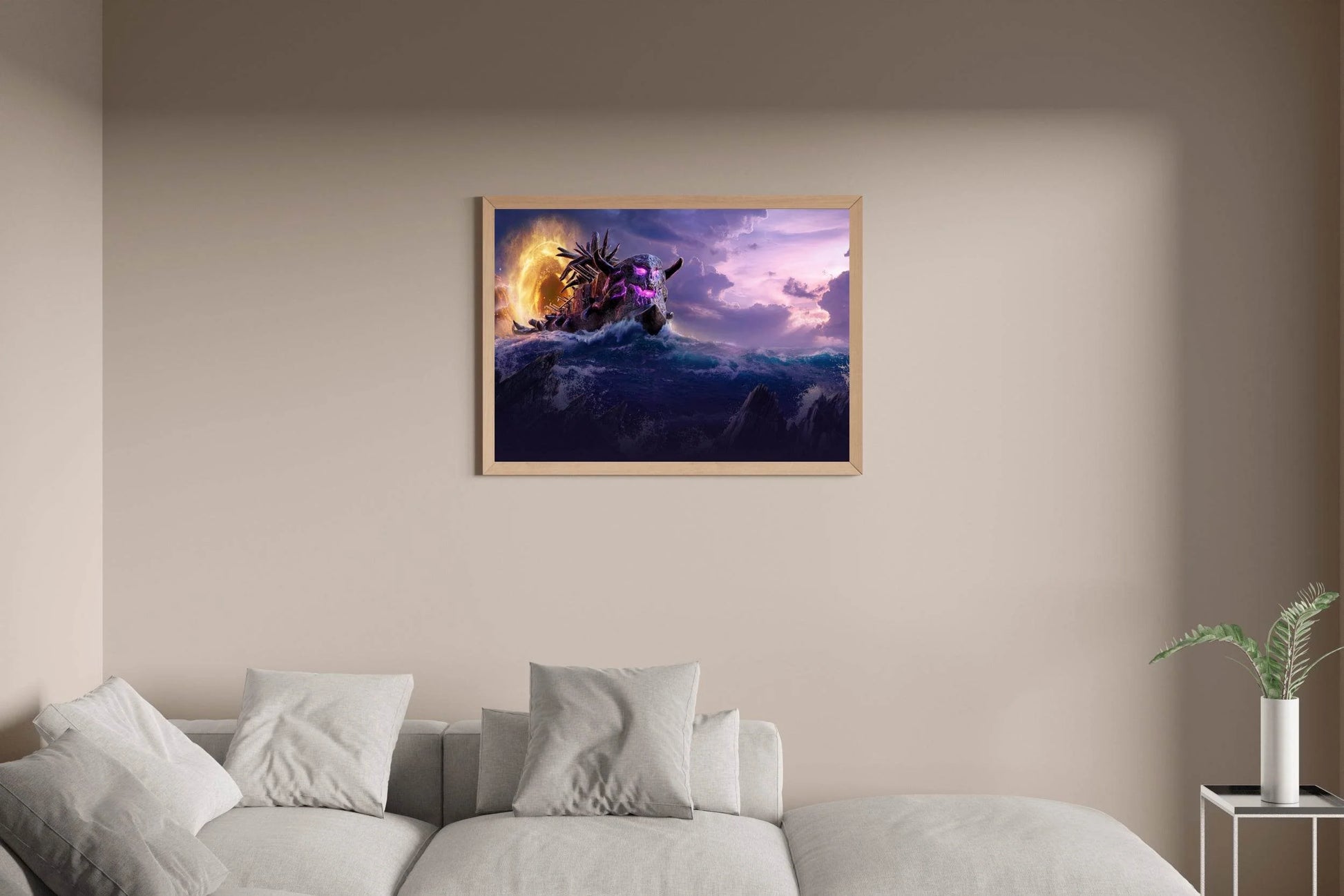 3D ship Legends Gaming Wall Art - beink online art store