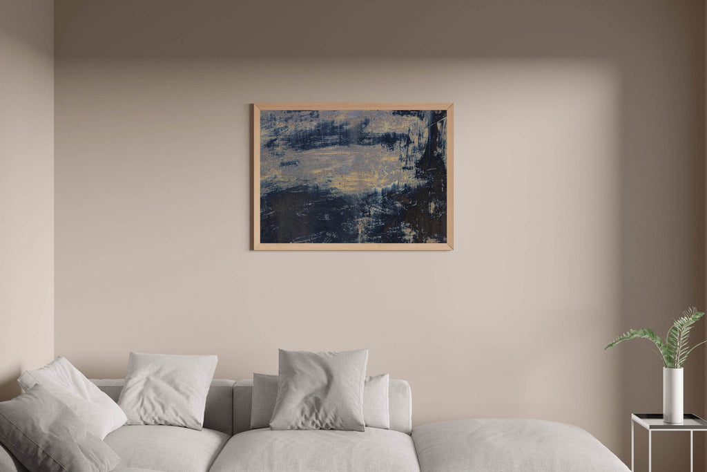 After Sunset on Brush Strokes Abstract Wall Art - beink online art store