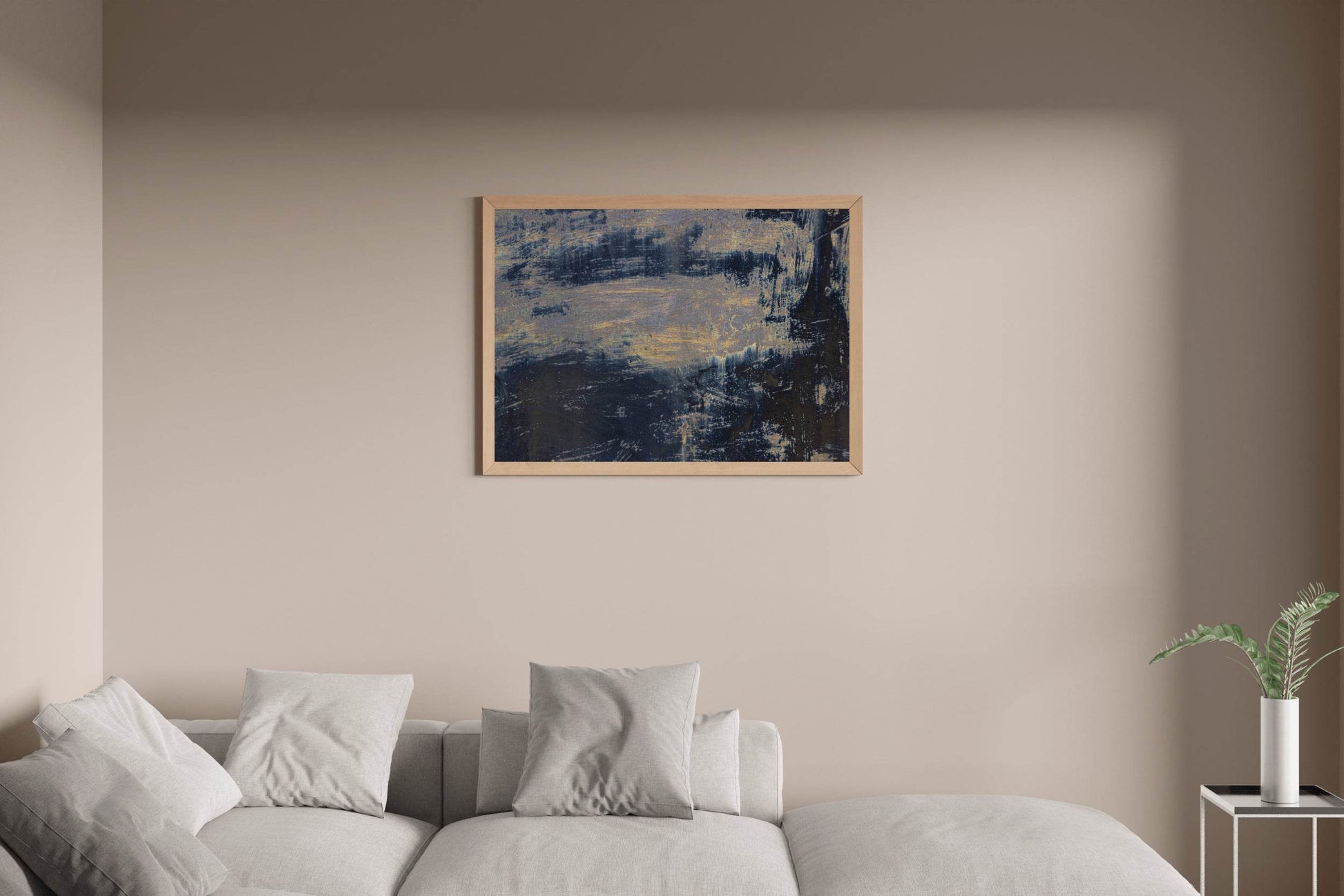 After Sunset on Brush Strokes Abstract Wall Art - beink online art store