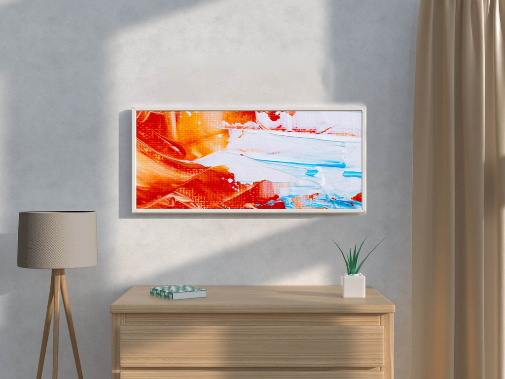 Paint Smudged Textured Abstract Wall Art - beink online art store