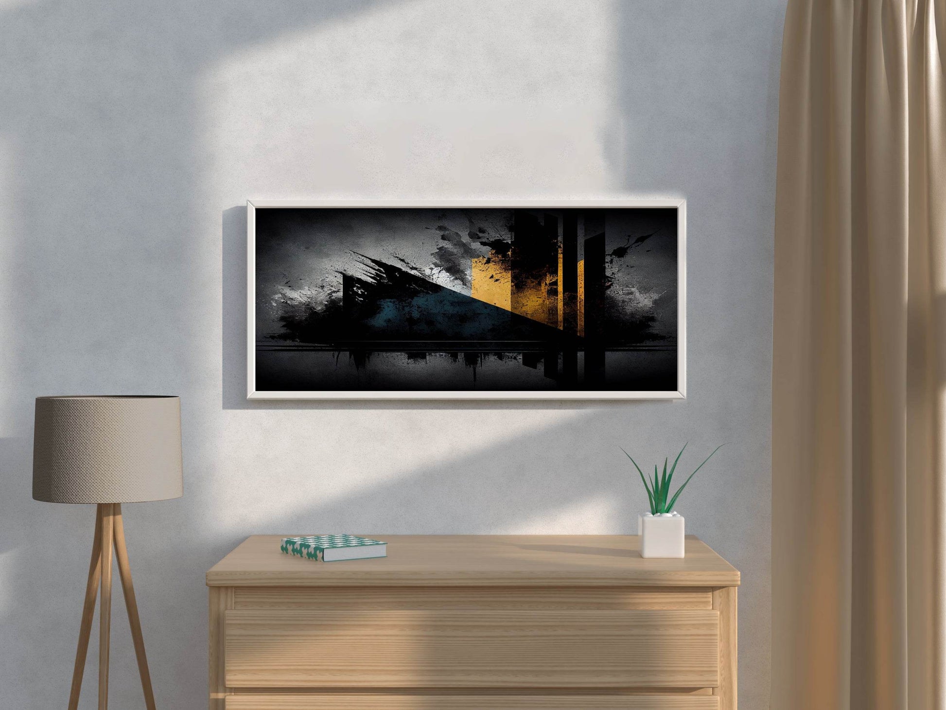 Grunge Dirty Old Stained Abstract Wall Art - beink online art store
