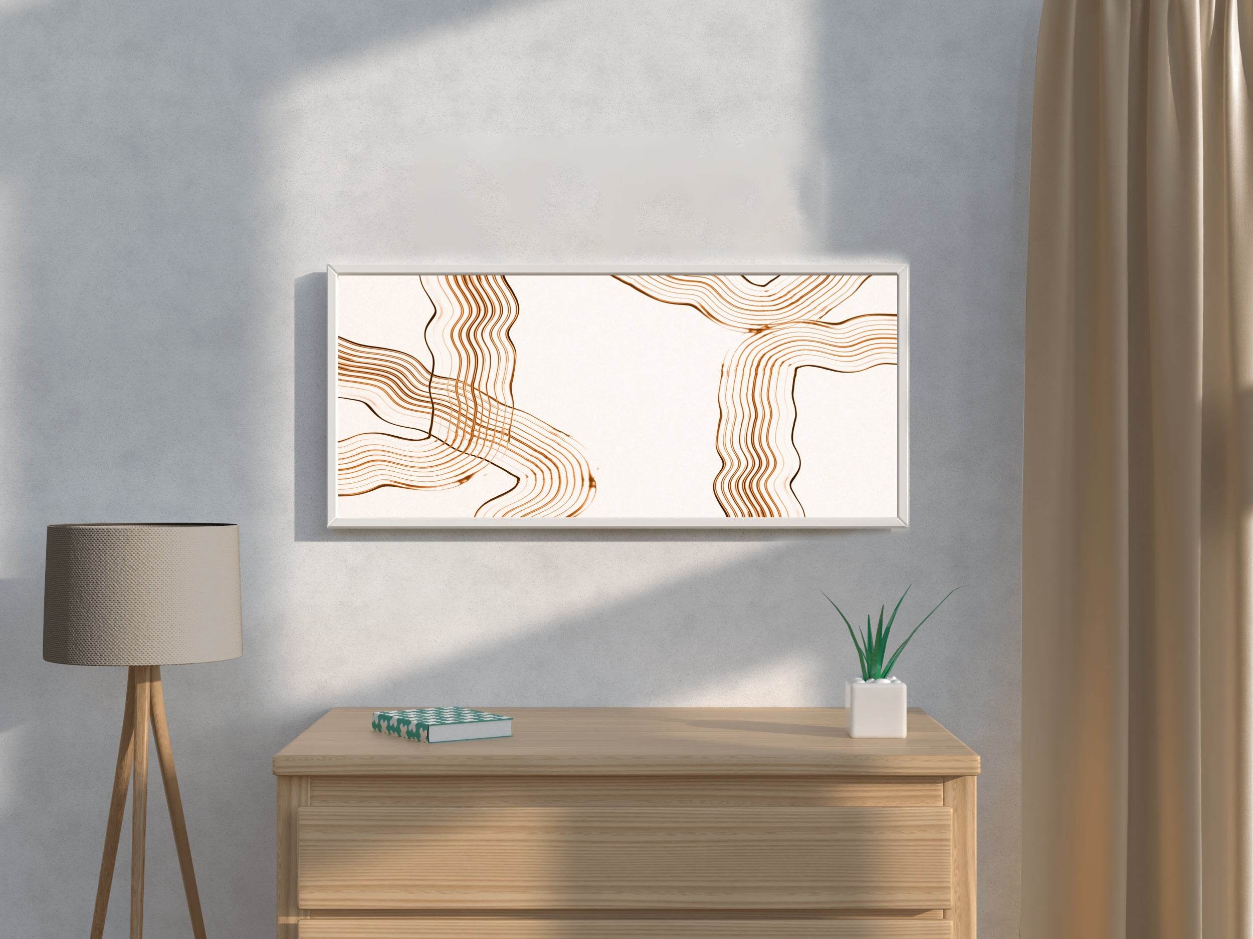 Handdrawn Irregular Shape Abstract Wall Art - beink online art store