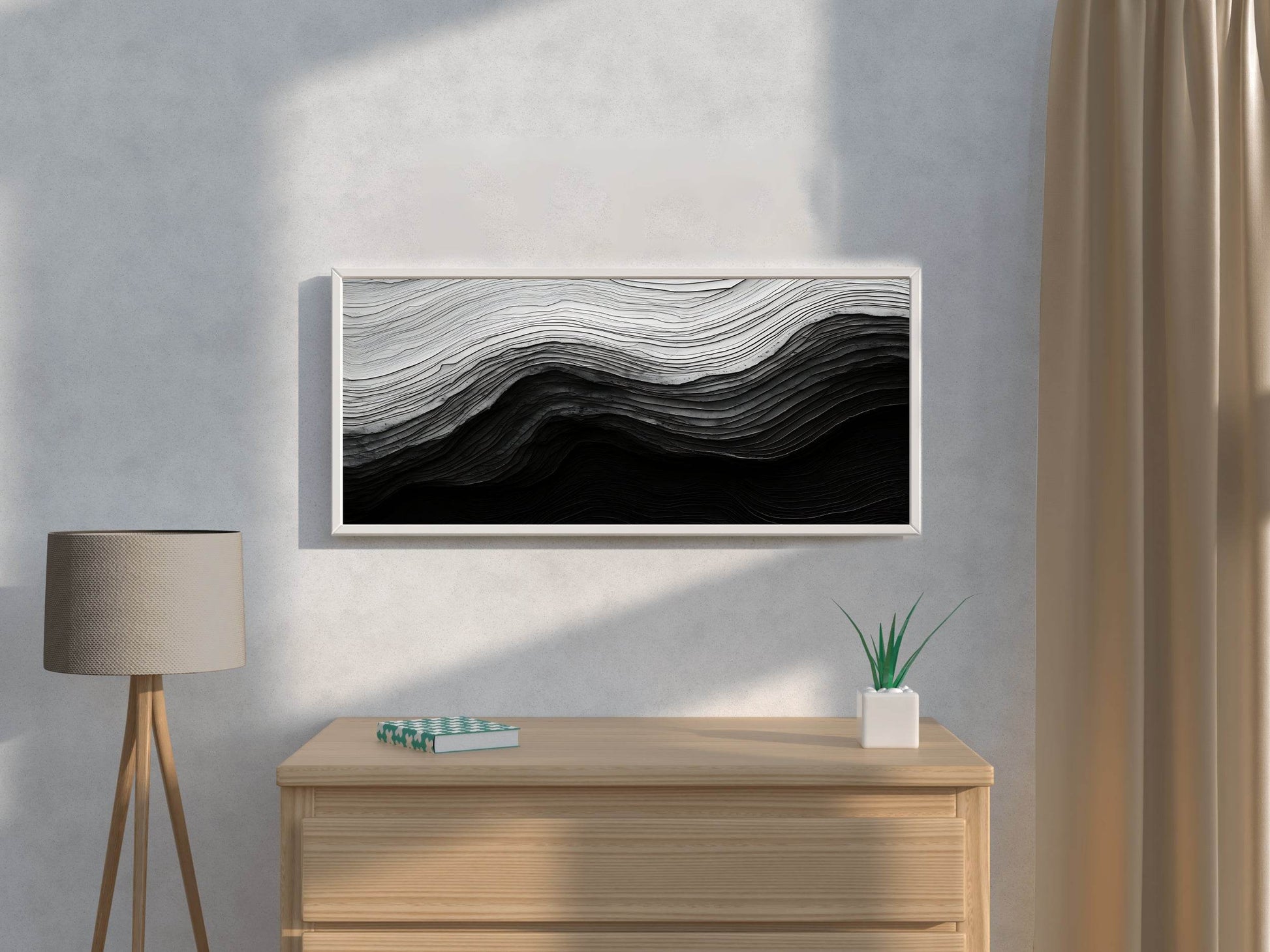 Rock Shadow Abstract Wall Art - beink online art store