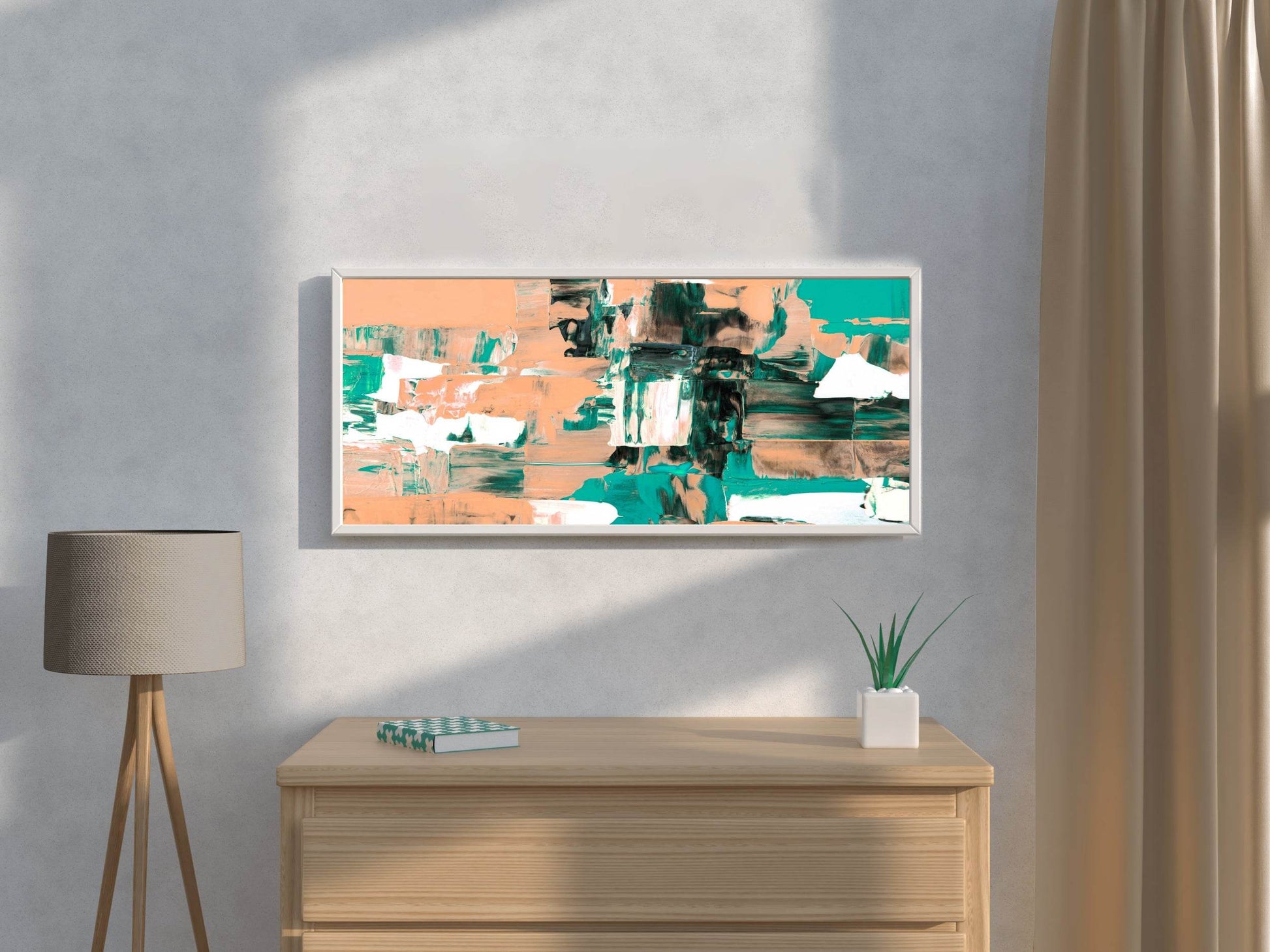 Hand Brush Abstract Wall Art - beink online art store