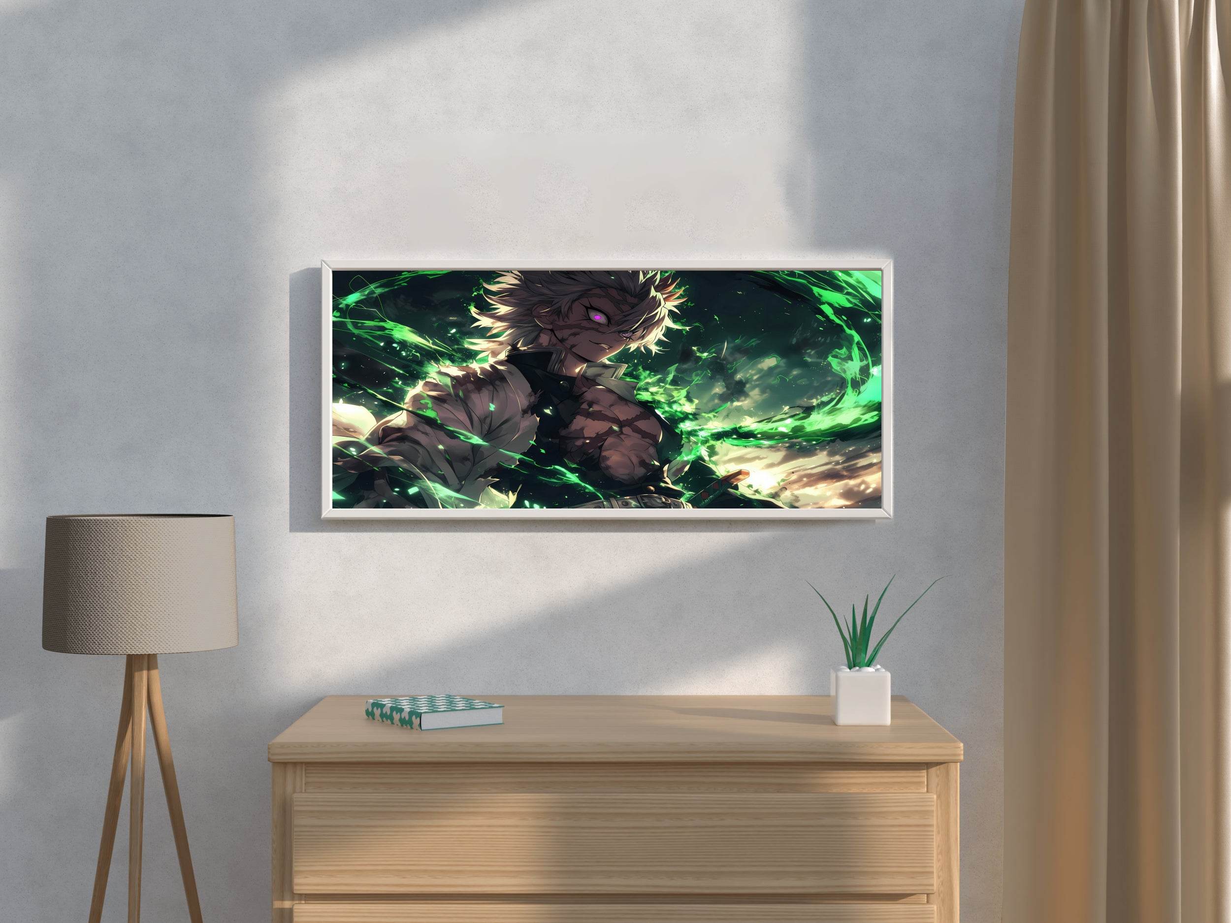 Sanemi Shinazugawa Anime Wall Art - beink online art store