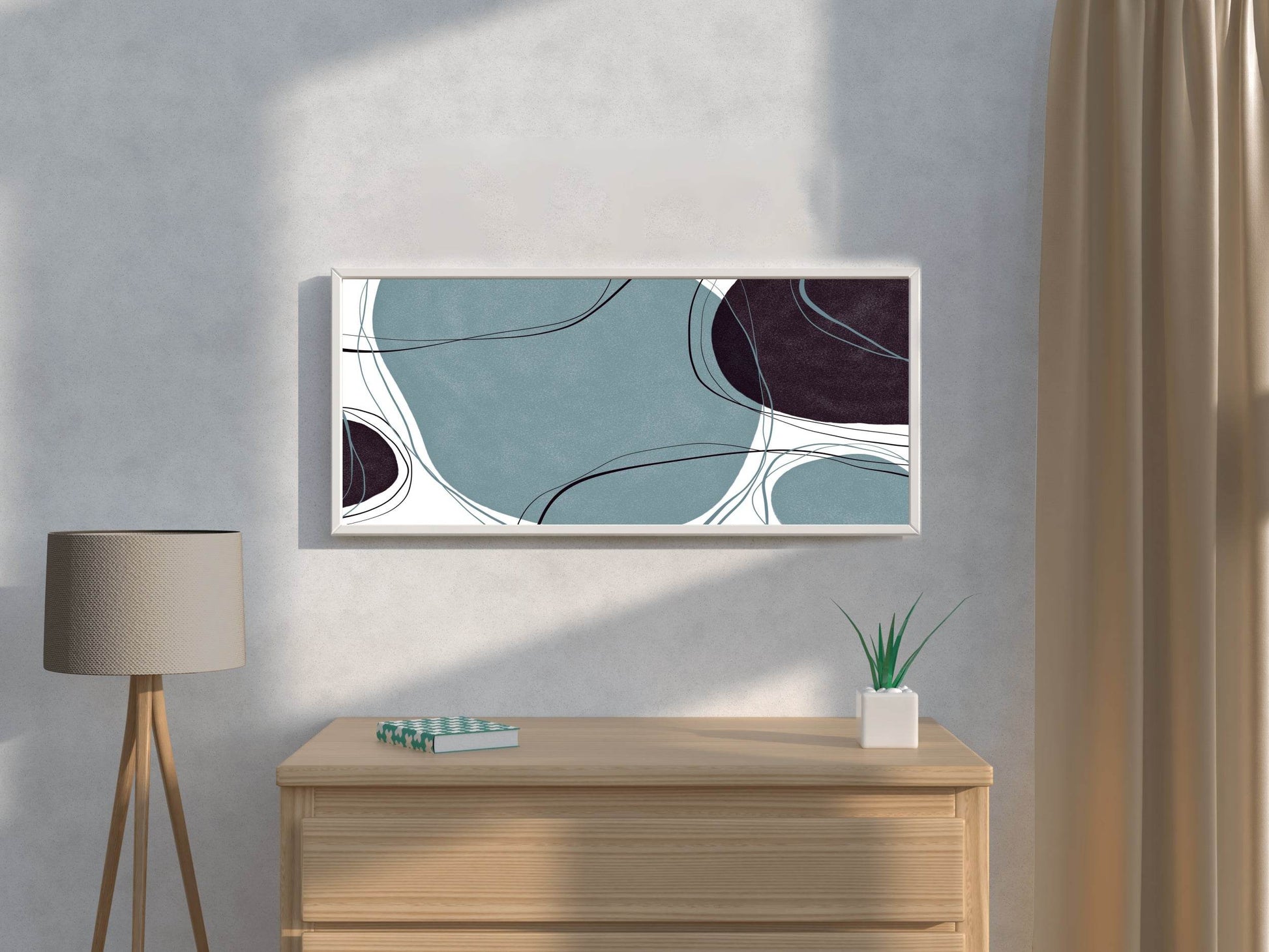 Hand Drawn Shape Abstract Wall Art - beink online art store