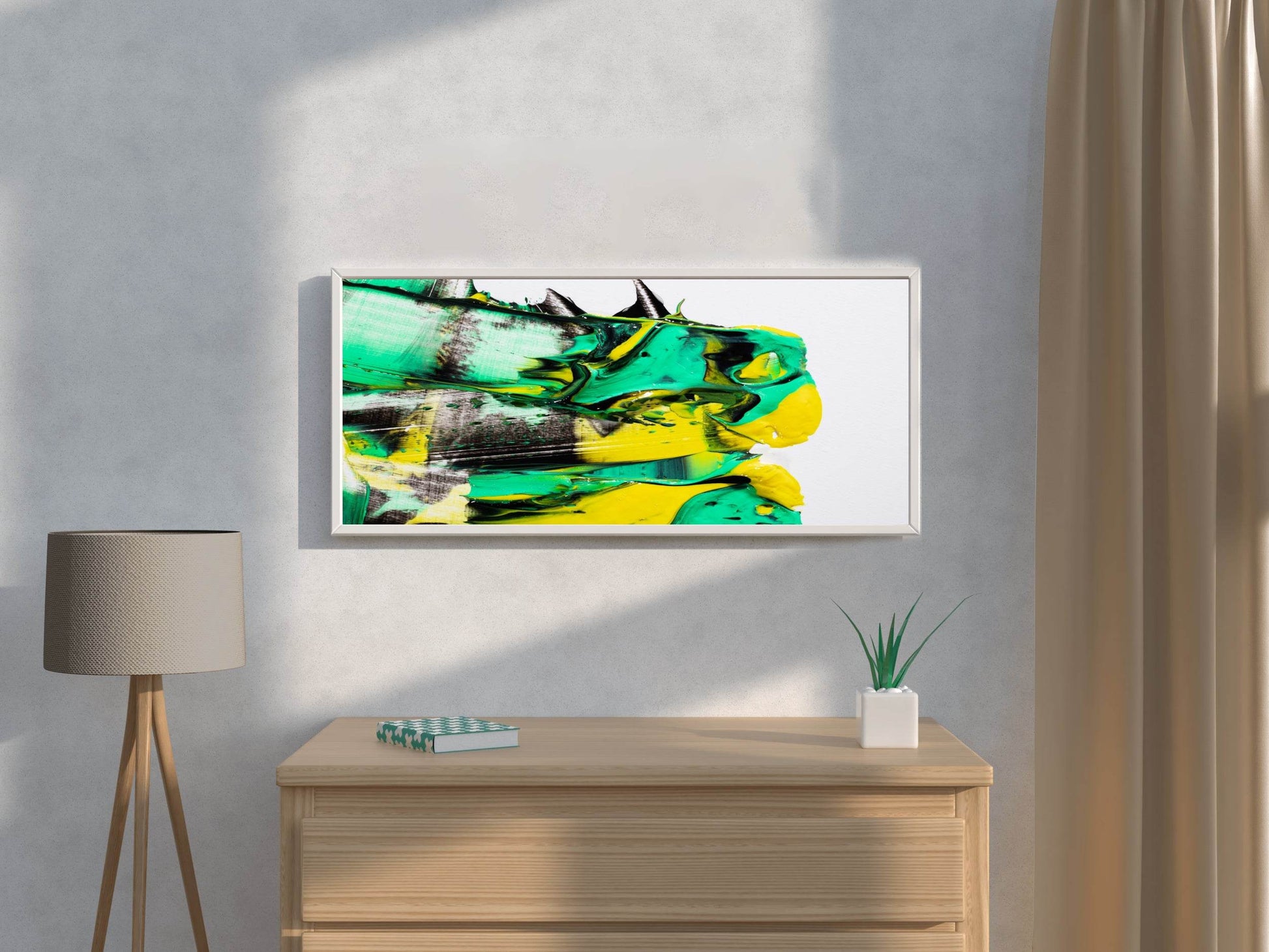 Water Color Horse Brush Strokes Abstract Wall Art - beink online art store