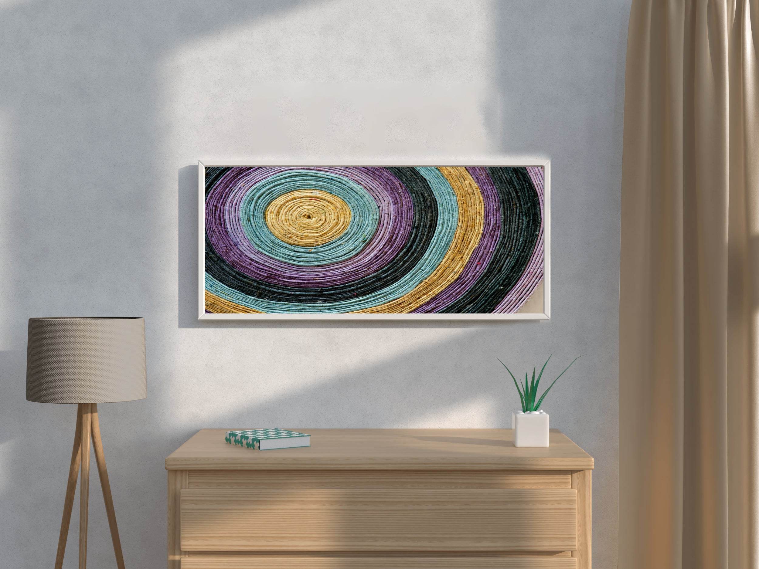 Multicolor Ropes Painting Abstract Wall Art - beink online art store