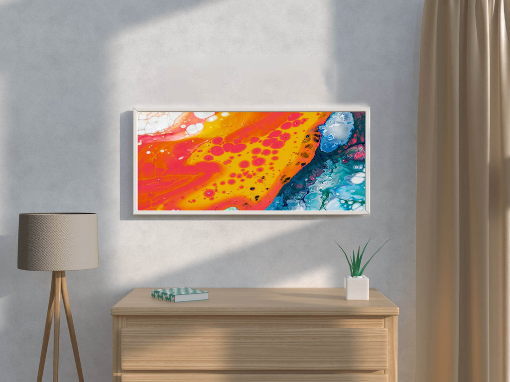 Earth Surface Water Paint Abstrat Wall Art - beink online art store